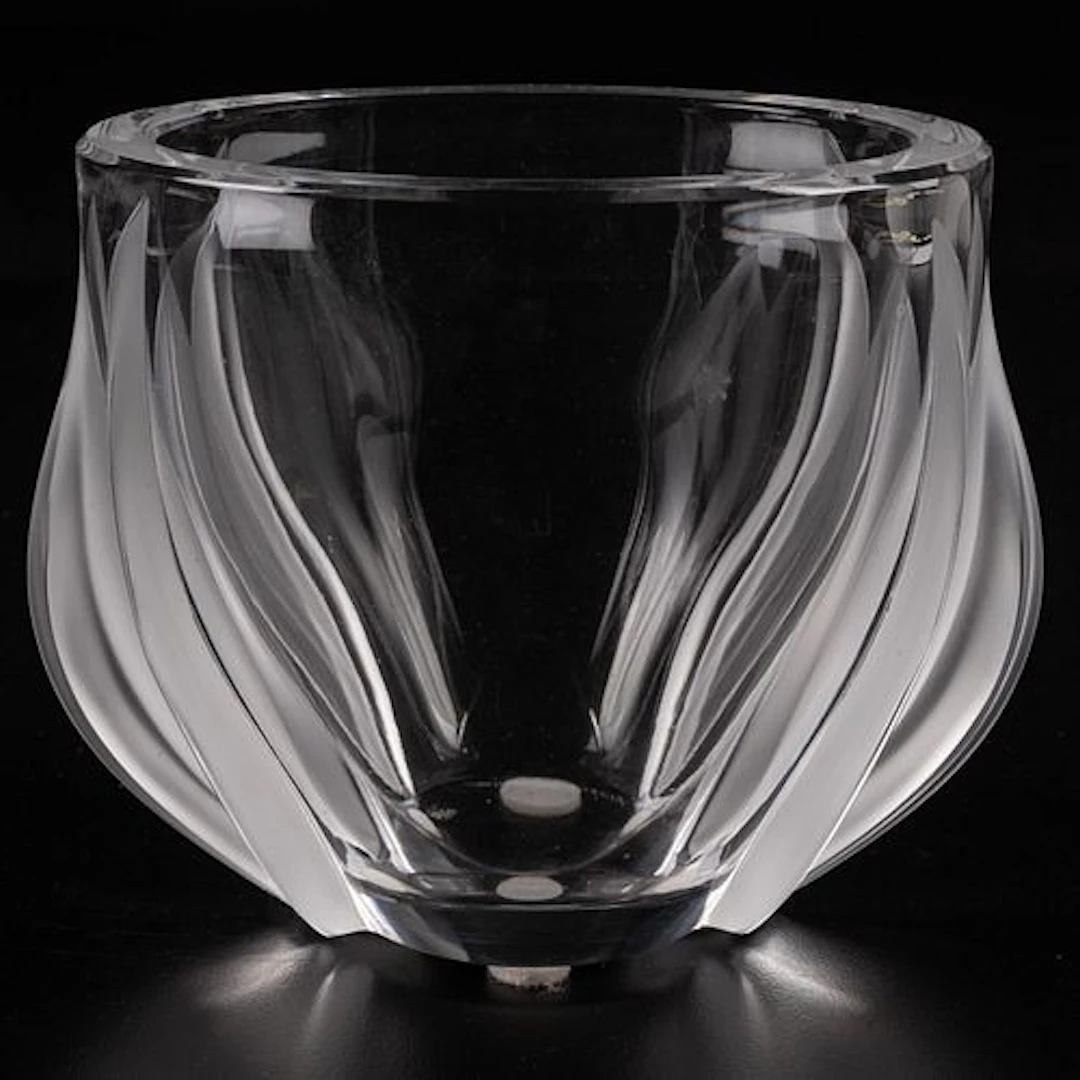 Lalique Deux Tulipes Vase