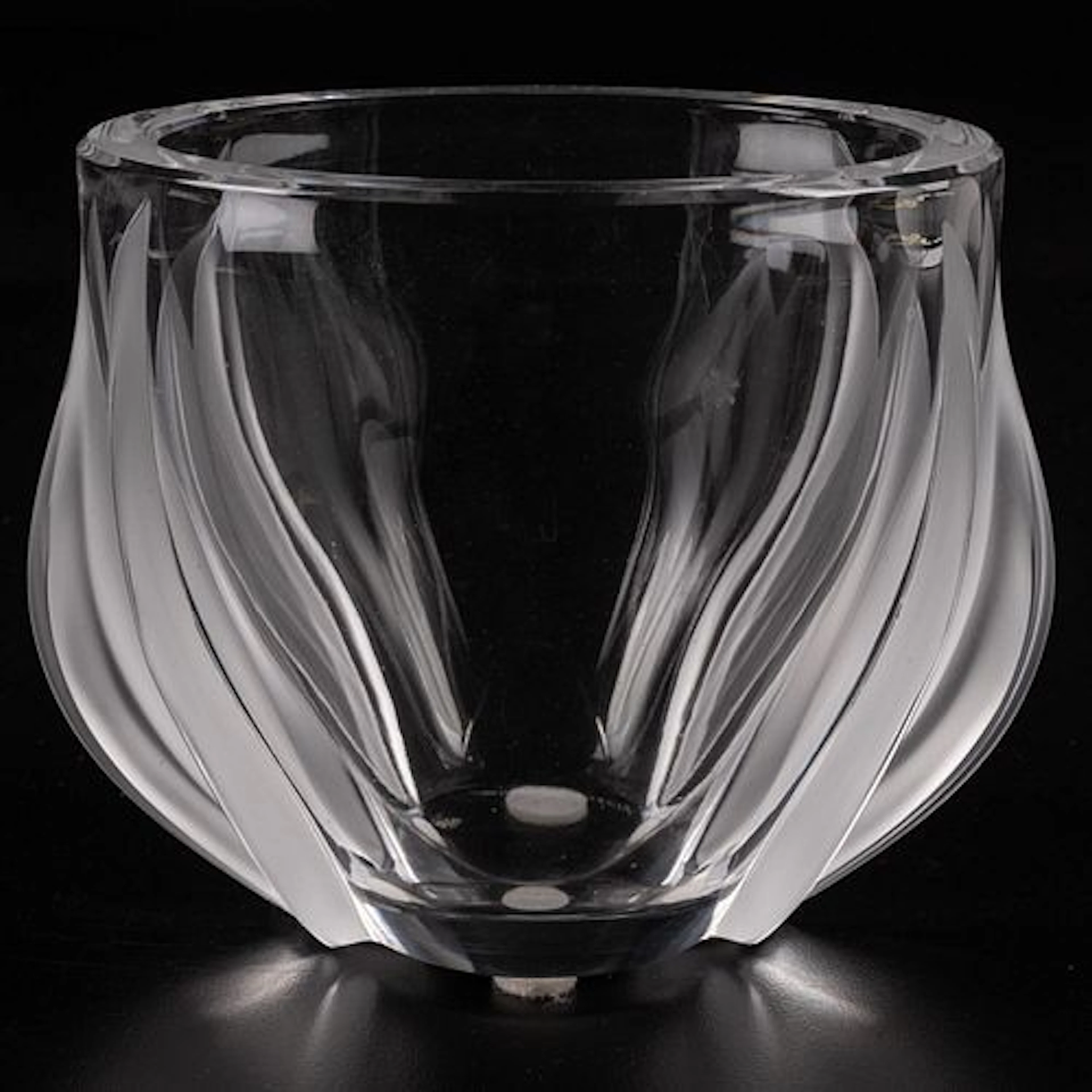 Lalique Deux Tulipes Vase