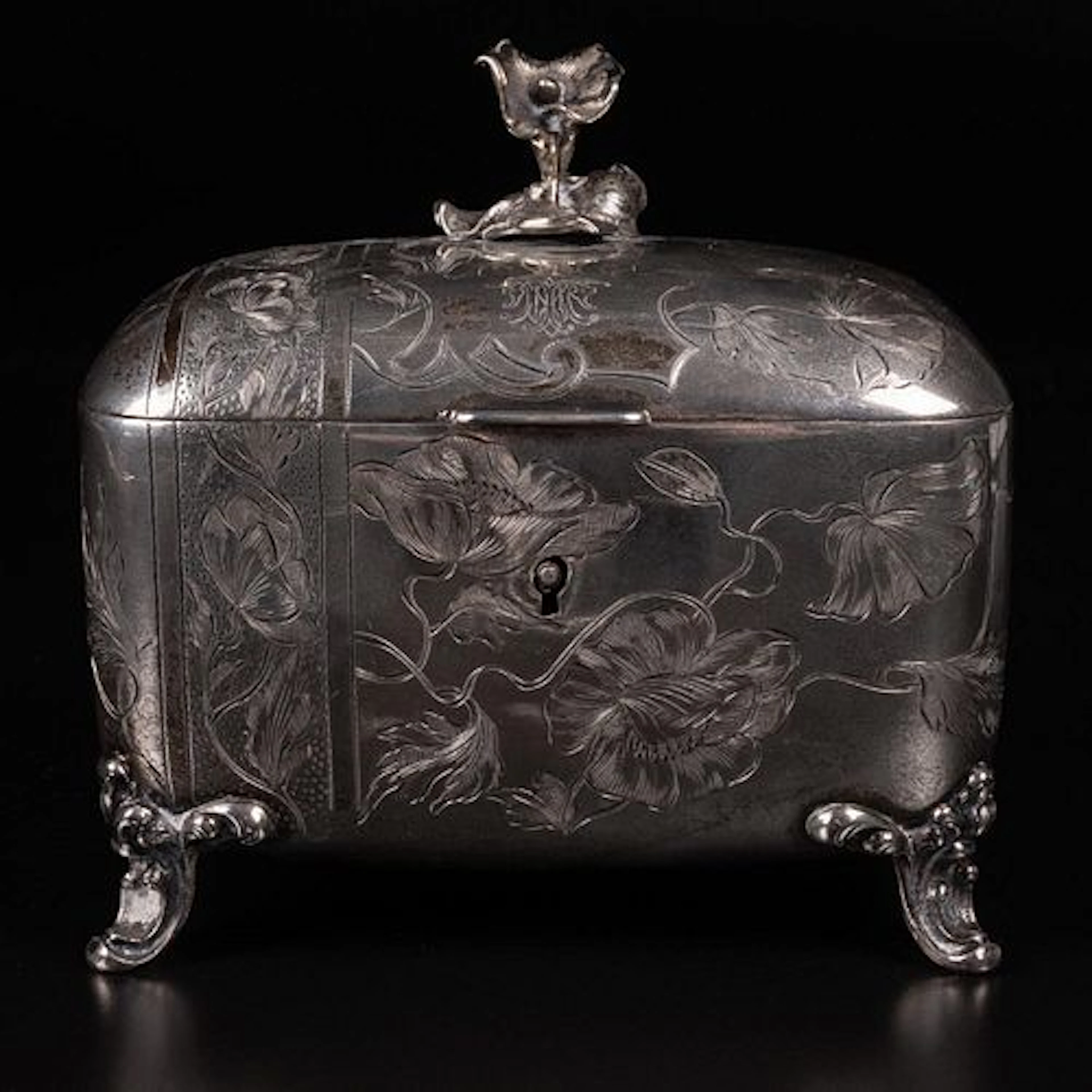 Austria - Hungary 800 Silver Trinket Box