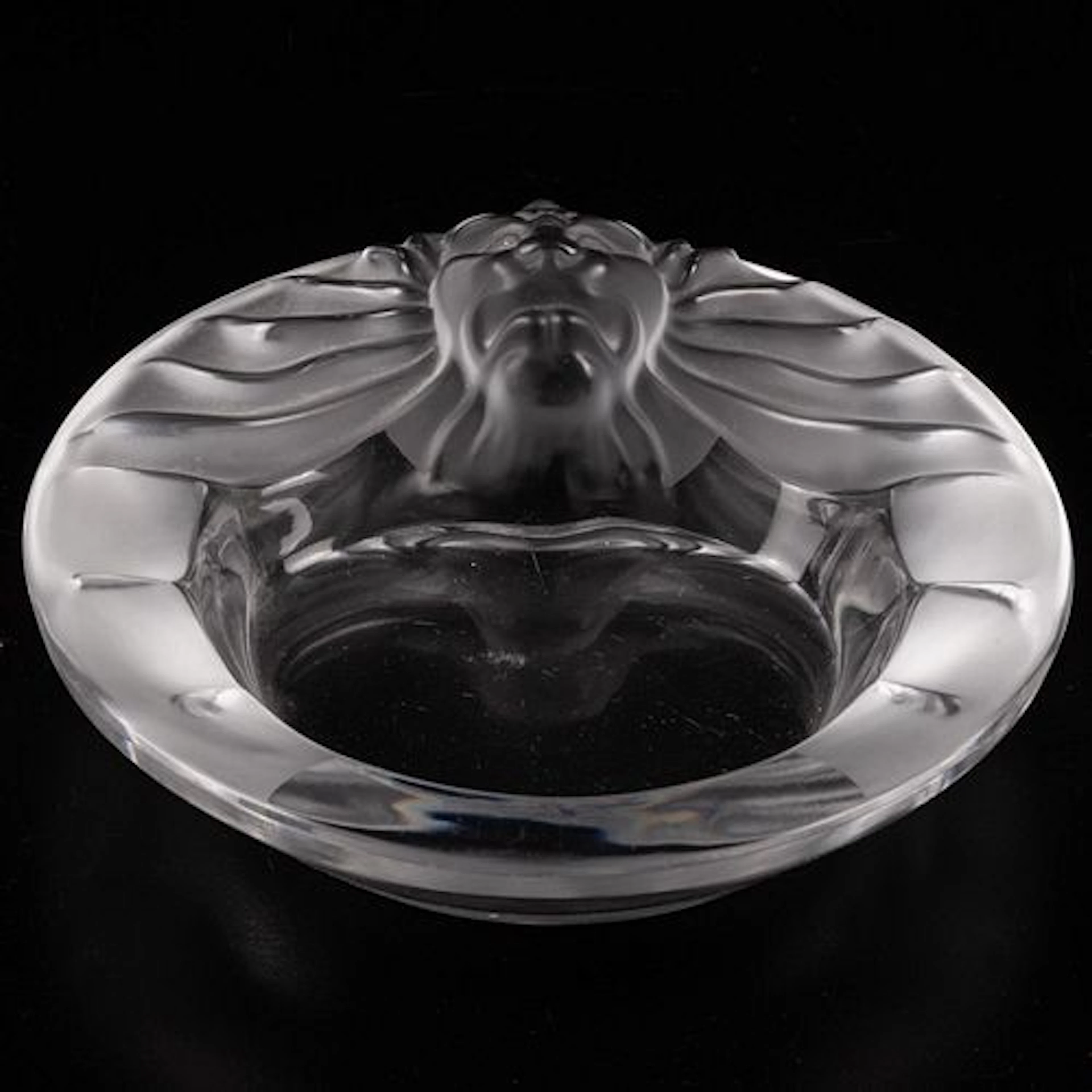 Lalique Tête de Lion Dish