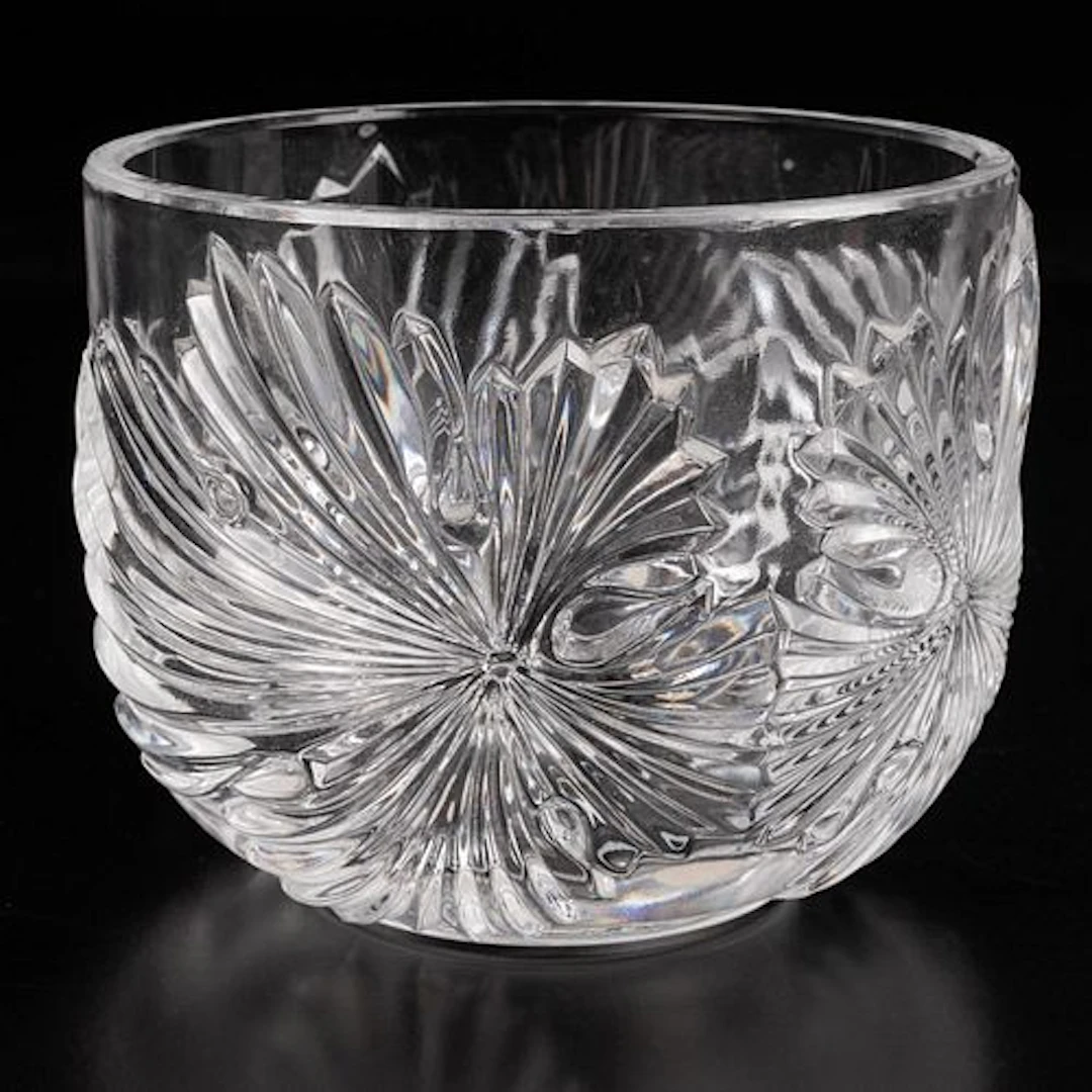 Lalique Maple Leaf Bowl