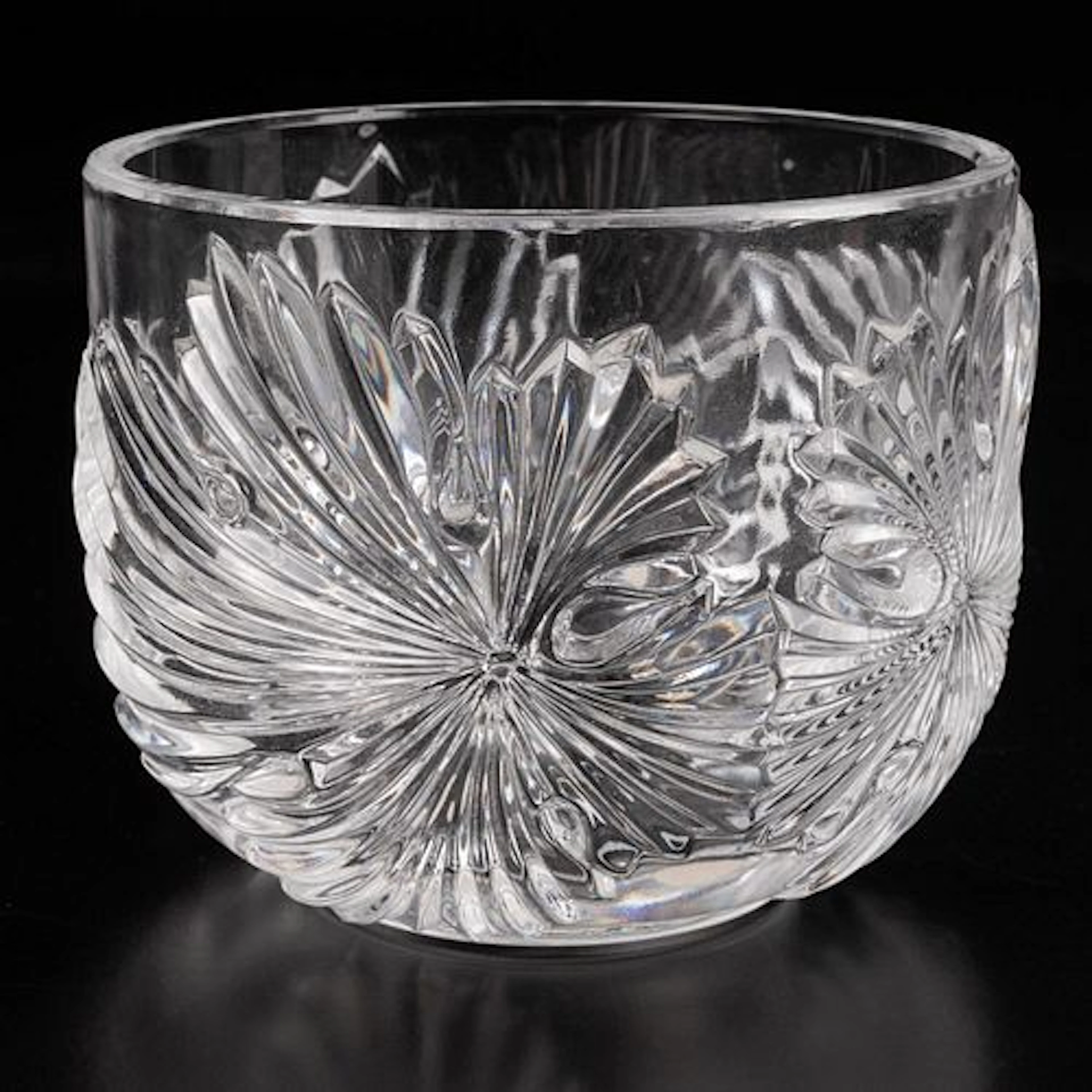 Lalique Maple Leaf Bowl