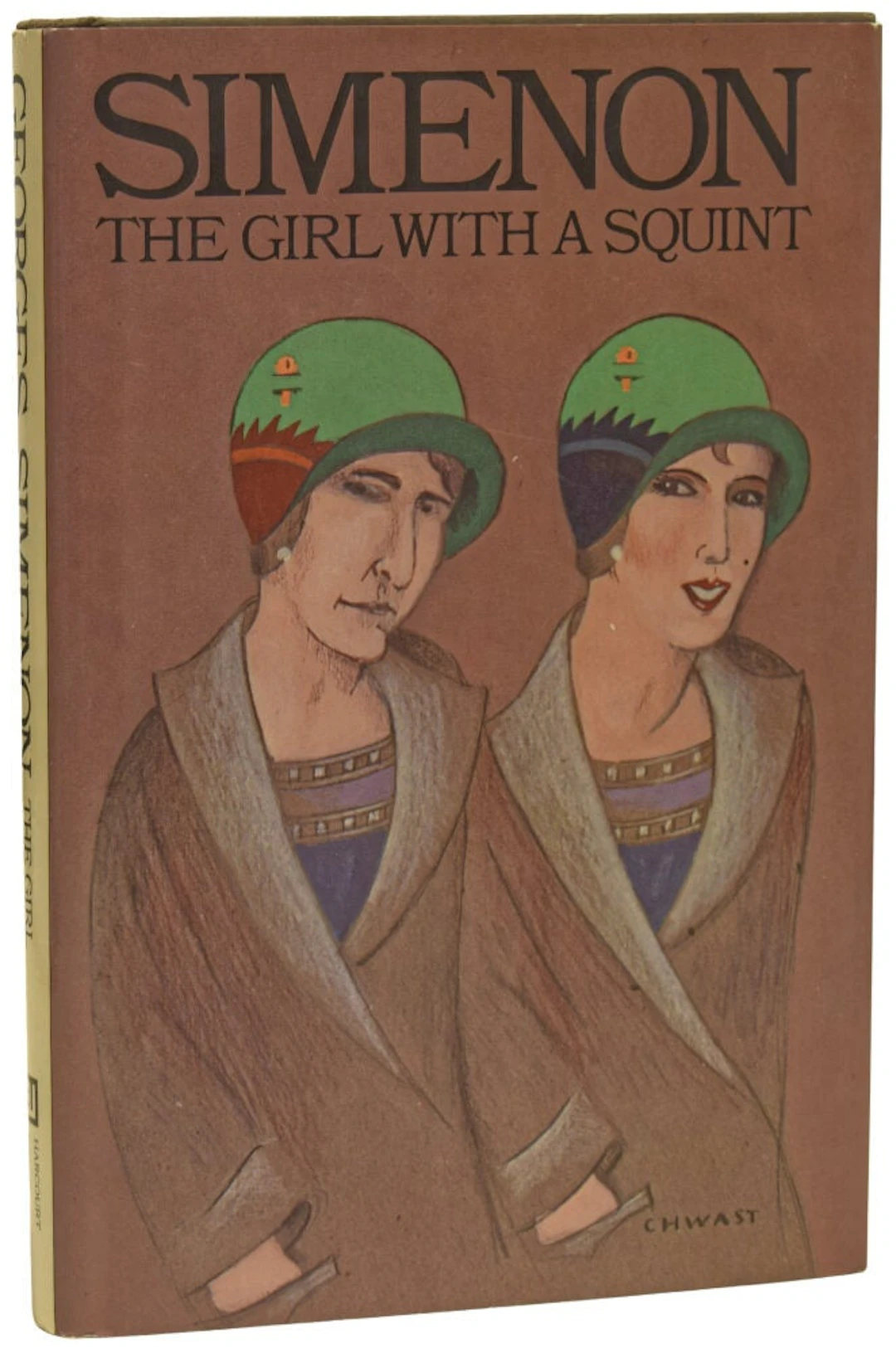 [Signed] [First Edition] The Girl with a Squint SIMENON