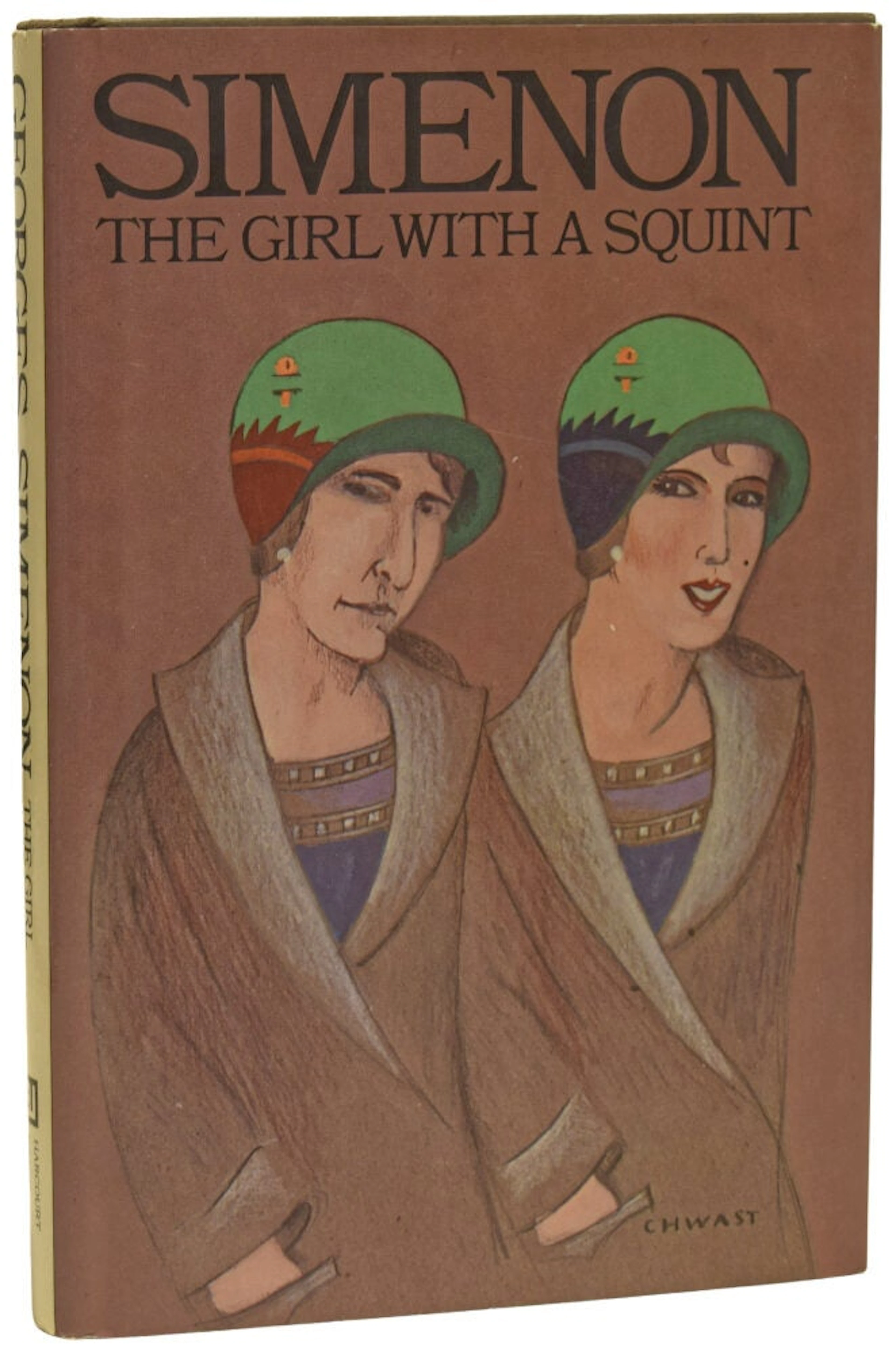 [Signed] [First Edition] The Girl with a Squint SIMENON