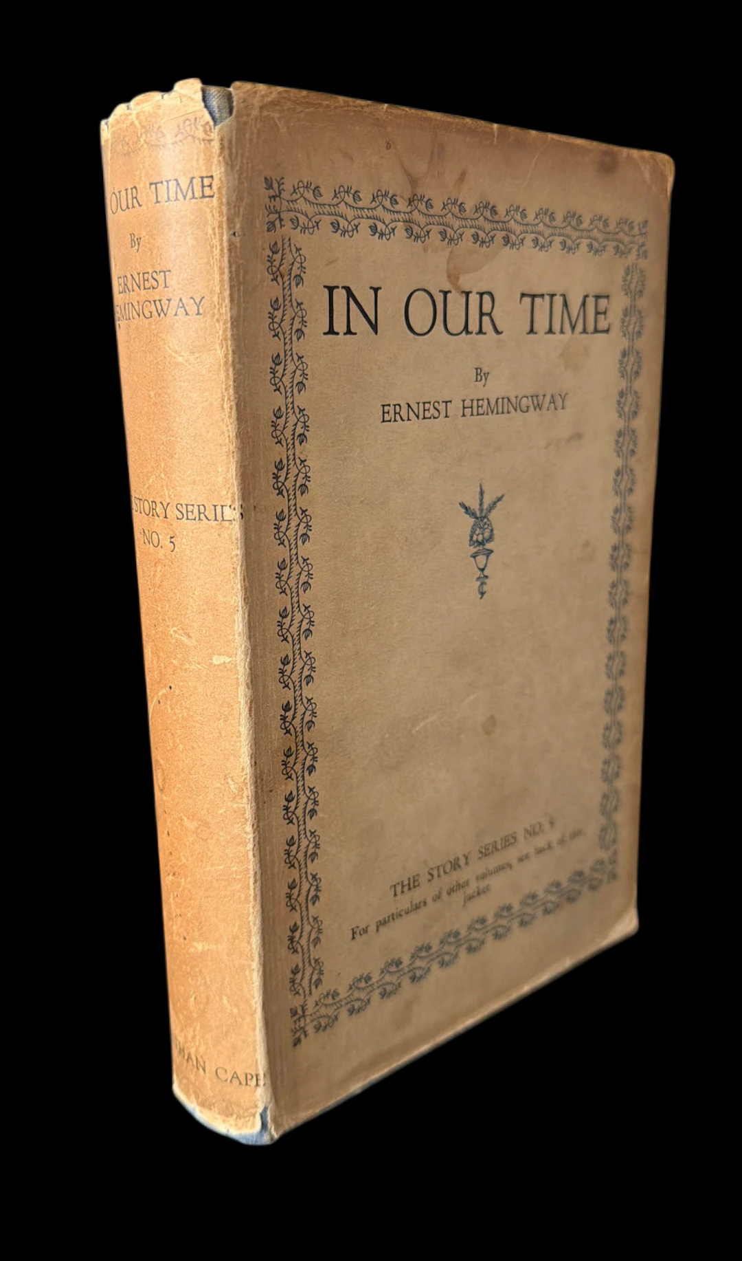 [First Edition] In Our Time : With The Scarce Wrapper Hemingway