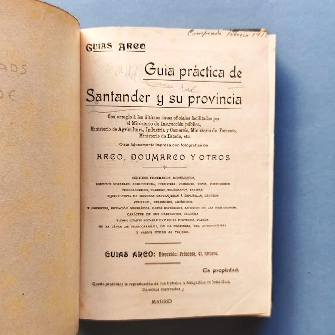 [First Edition] Guía Práctica de Santander y su Provincia
