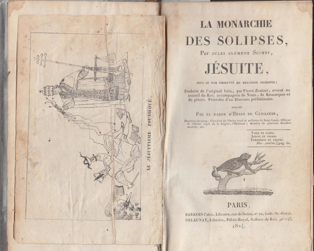 [First Edition] La Monarchie des Solipses