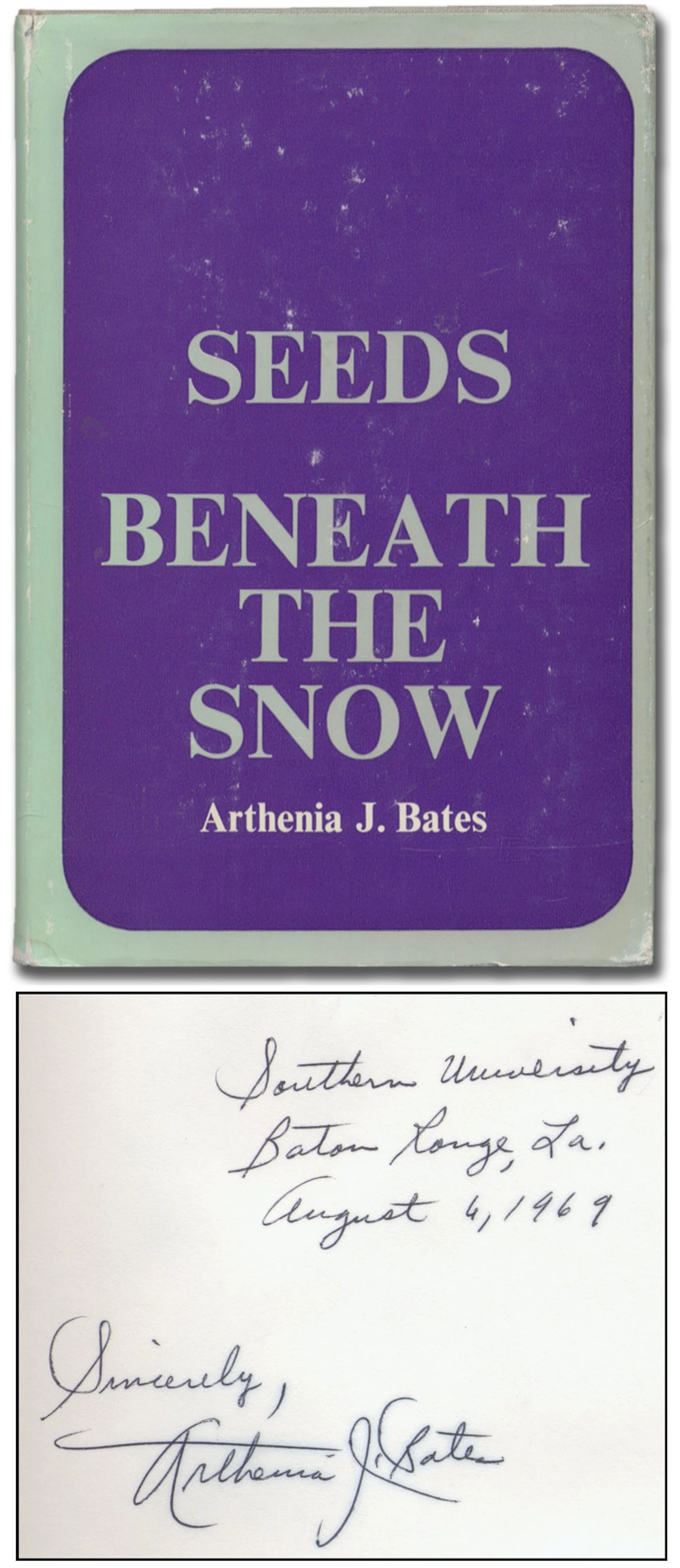 [Signed] [First Edition] Seeds Beneath the Snow BATES