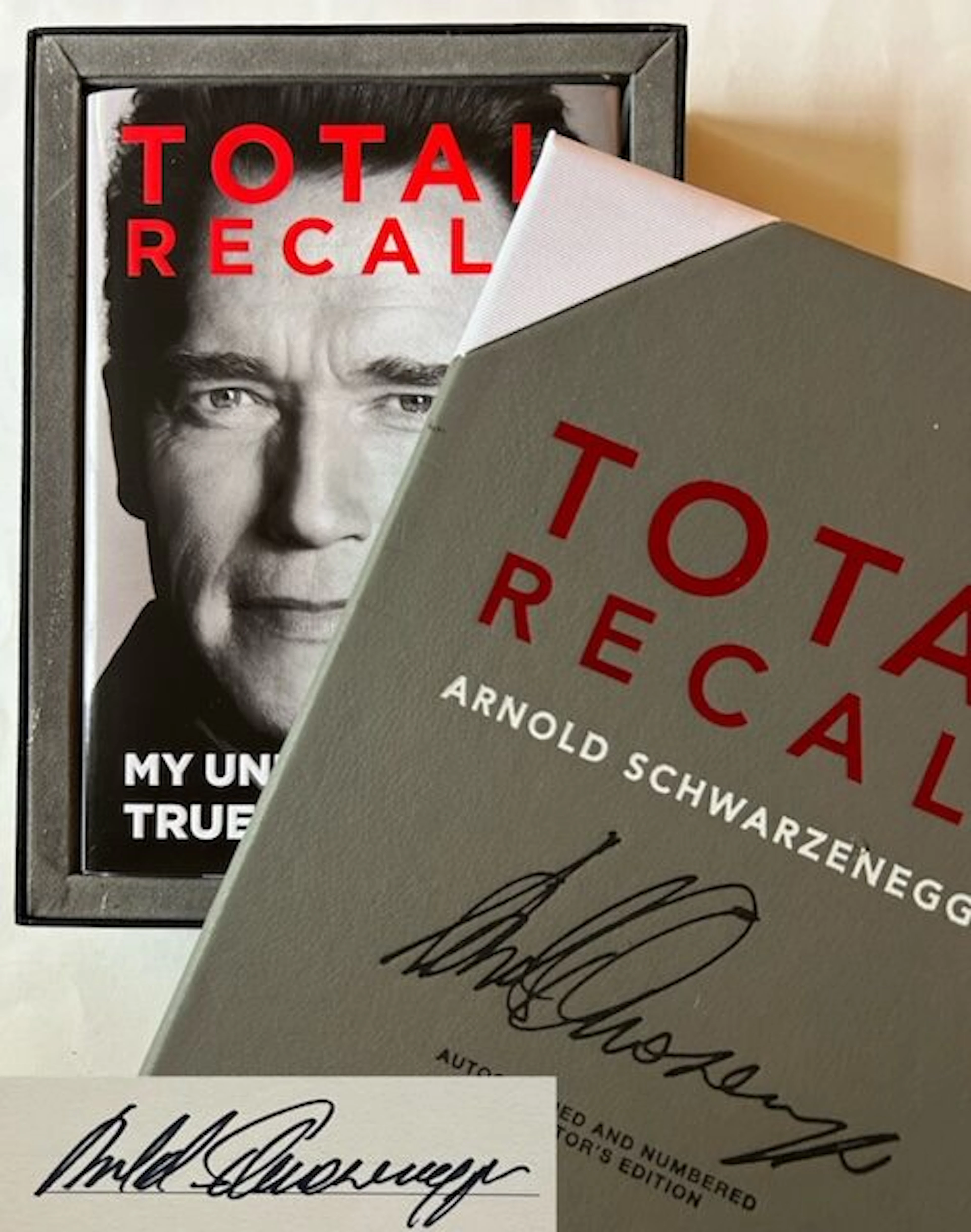 [Signed] [First Edition] Total Recall: My Unbelievably...