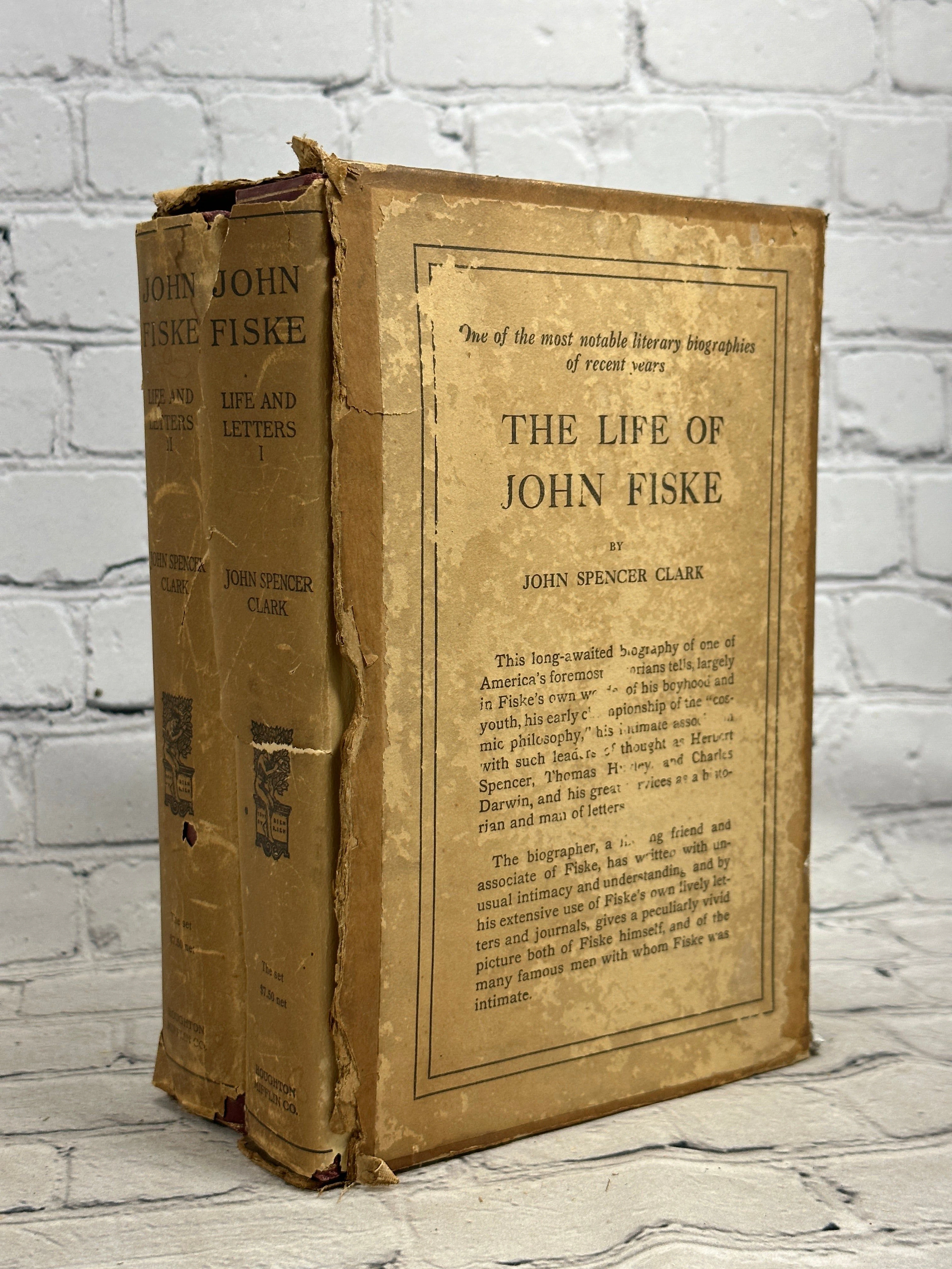 [First Edition] The Life and Letters of John Fiske John...