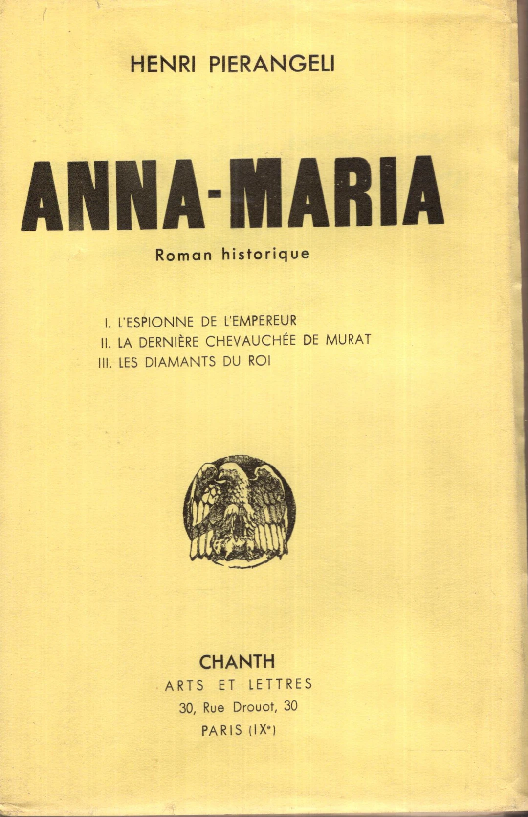 [Signed] [First Edition] Anna-Maria