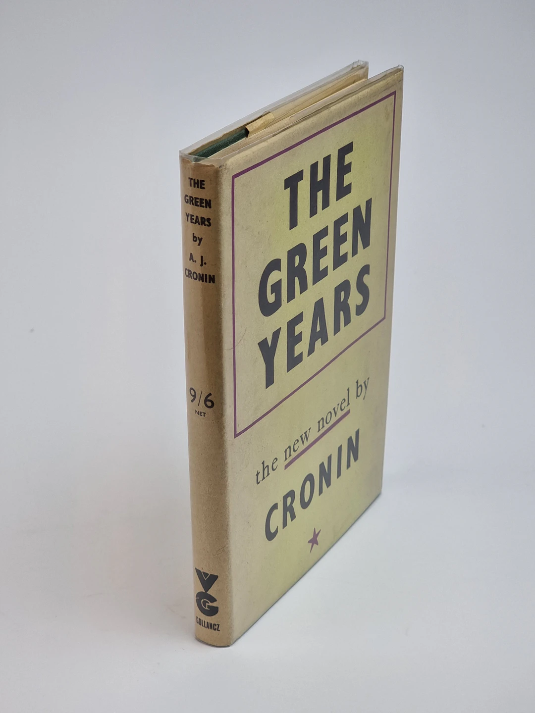 [First Edition] The Green Years A. J. Cronin [Used - Very good] [Hardcover]