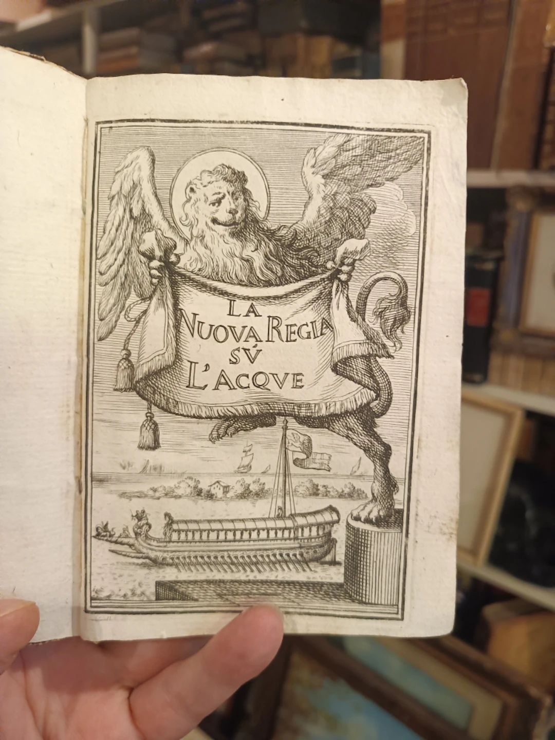 [First Edition] La nuova regia su l'acque nel Bucintoro...