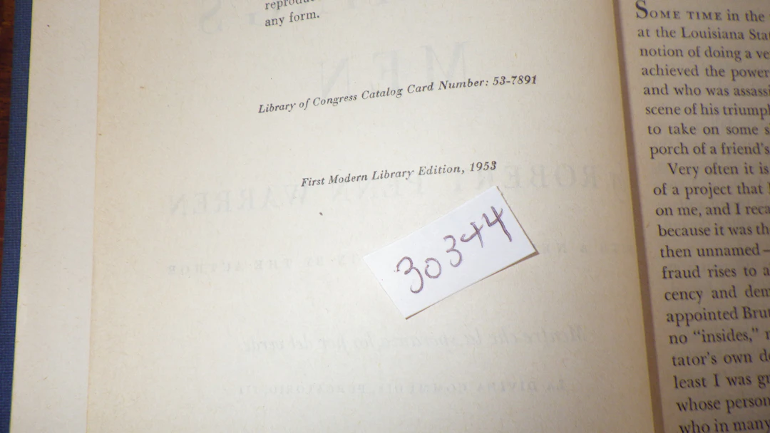 [First Edition] All the King's Men