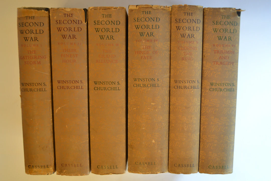 [First Edition] The Second World War in 6 Volumes CHURCHILL