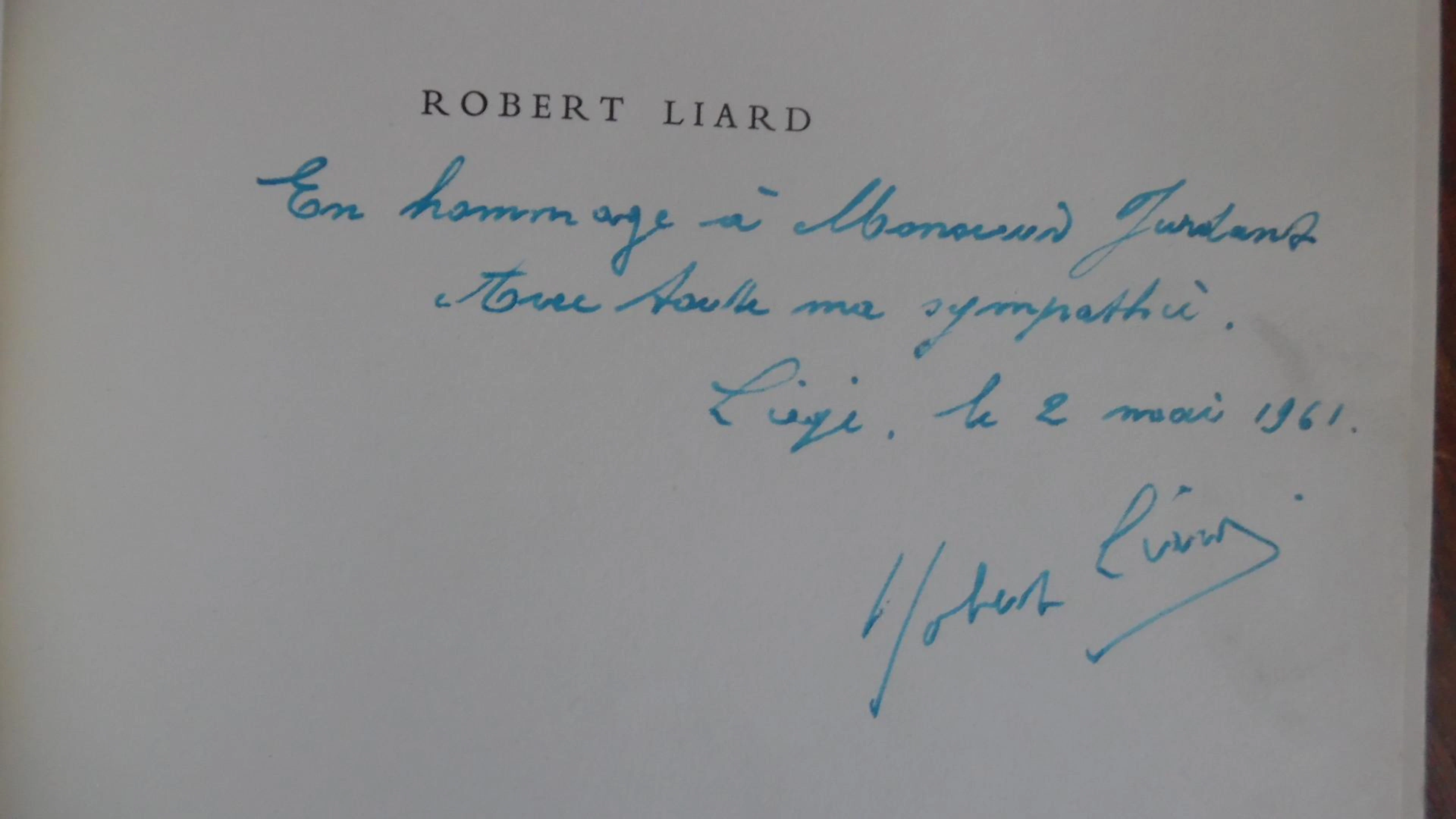 [First Edition] Robert Liard - Armand Bernier - Elsevier - 1960 - Signed Bernier