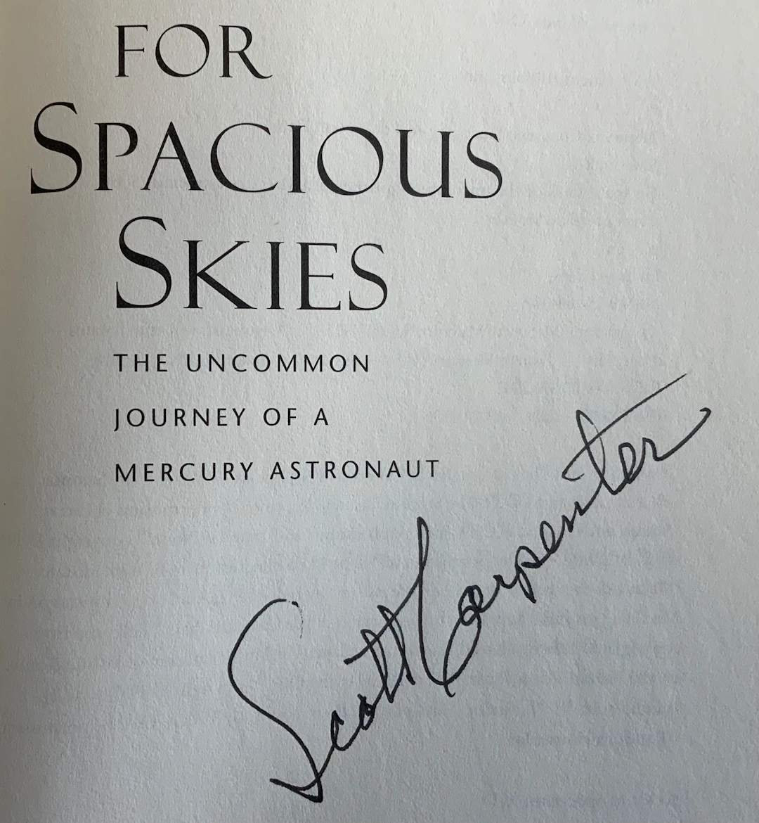 [Signed] [First Edition] 2002 For Spacious Skies Signed...