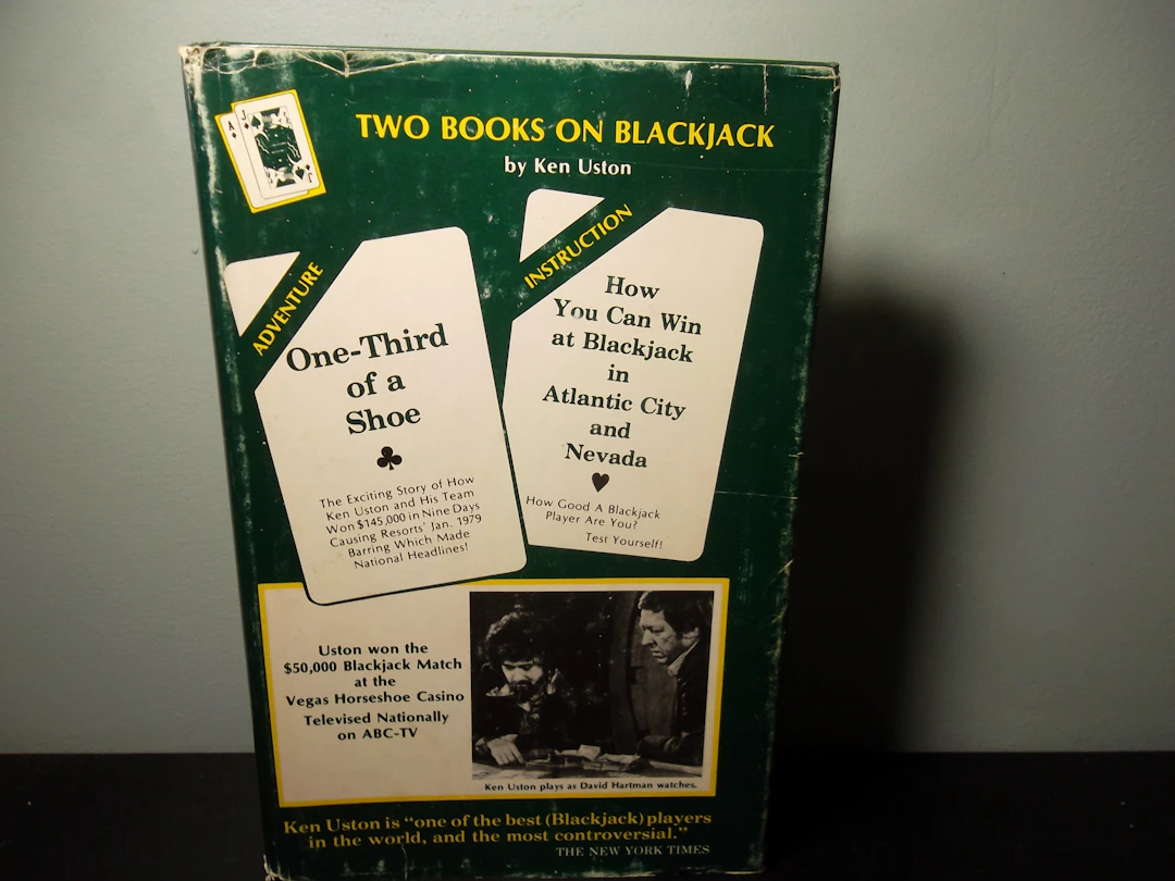 [Signed] [First Edition] Two Books on Blackjack...