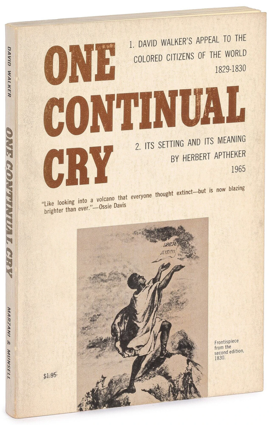 [Signed] [First Edition] "One Continual Cry": David...