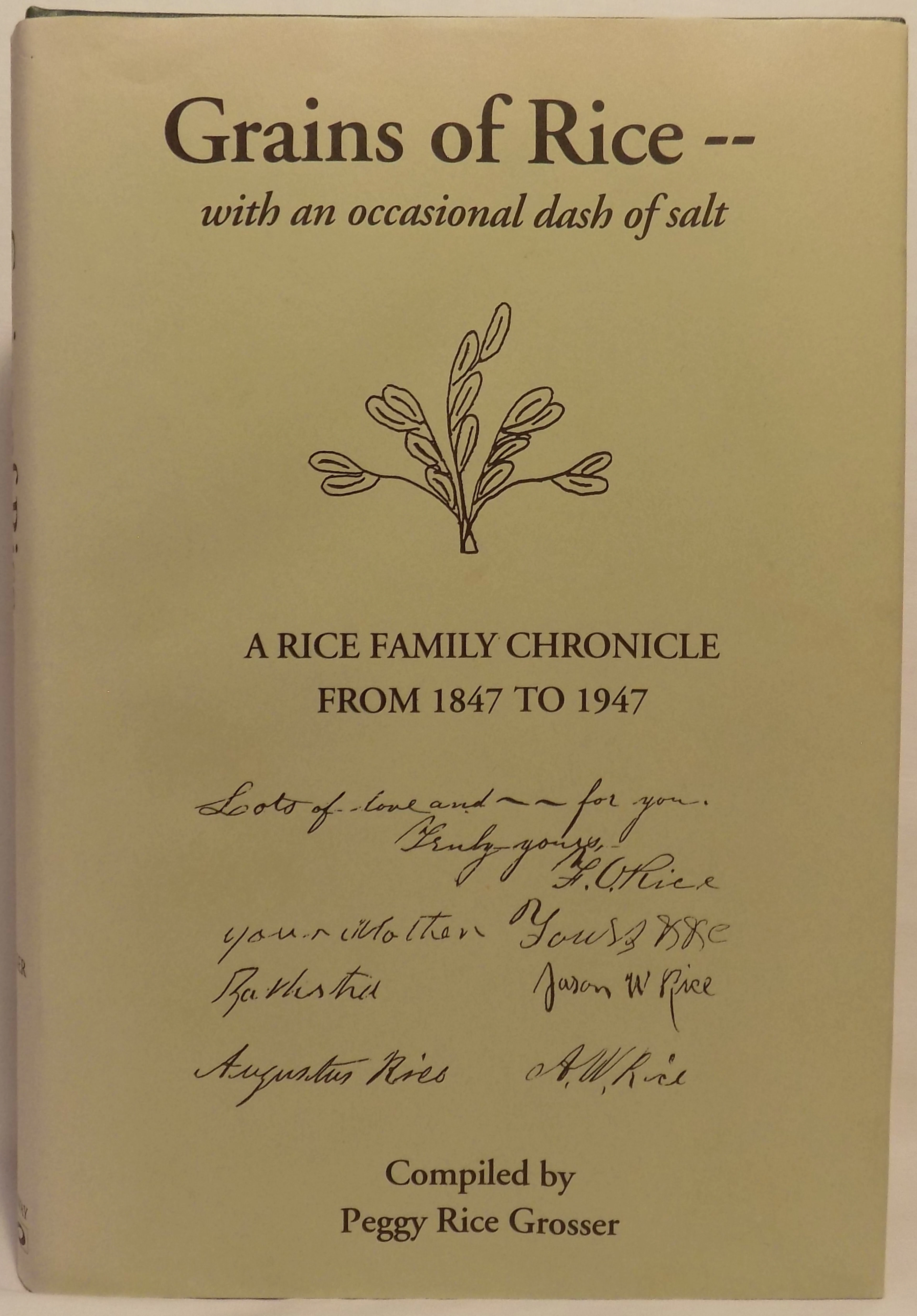 [Signed] [First Edition] Grains of Rice --- with a Dash...