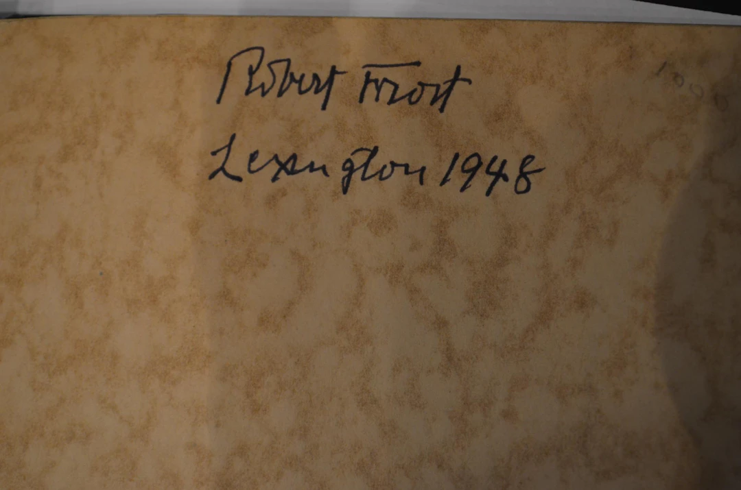 [Signed] [First Edition] West Running Brook Frost