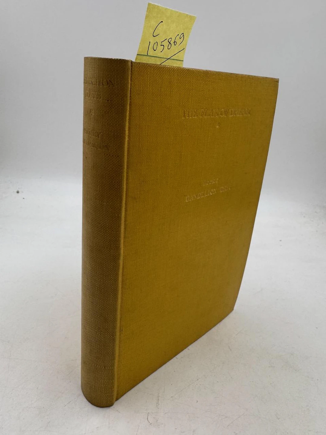 [Signed] DANDELION DAYS. (SIGNED) WILLIAMSON, Henry. [Used - Fine] [Hardcover]