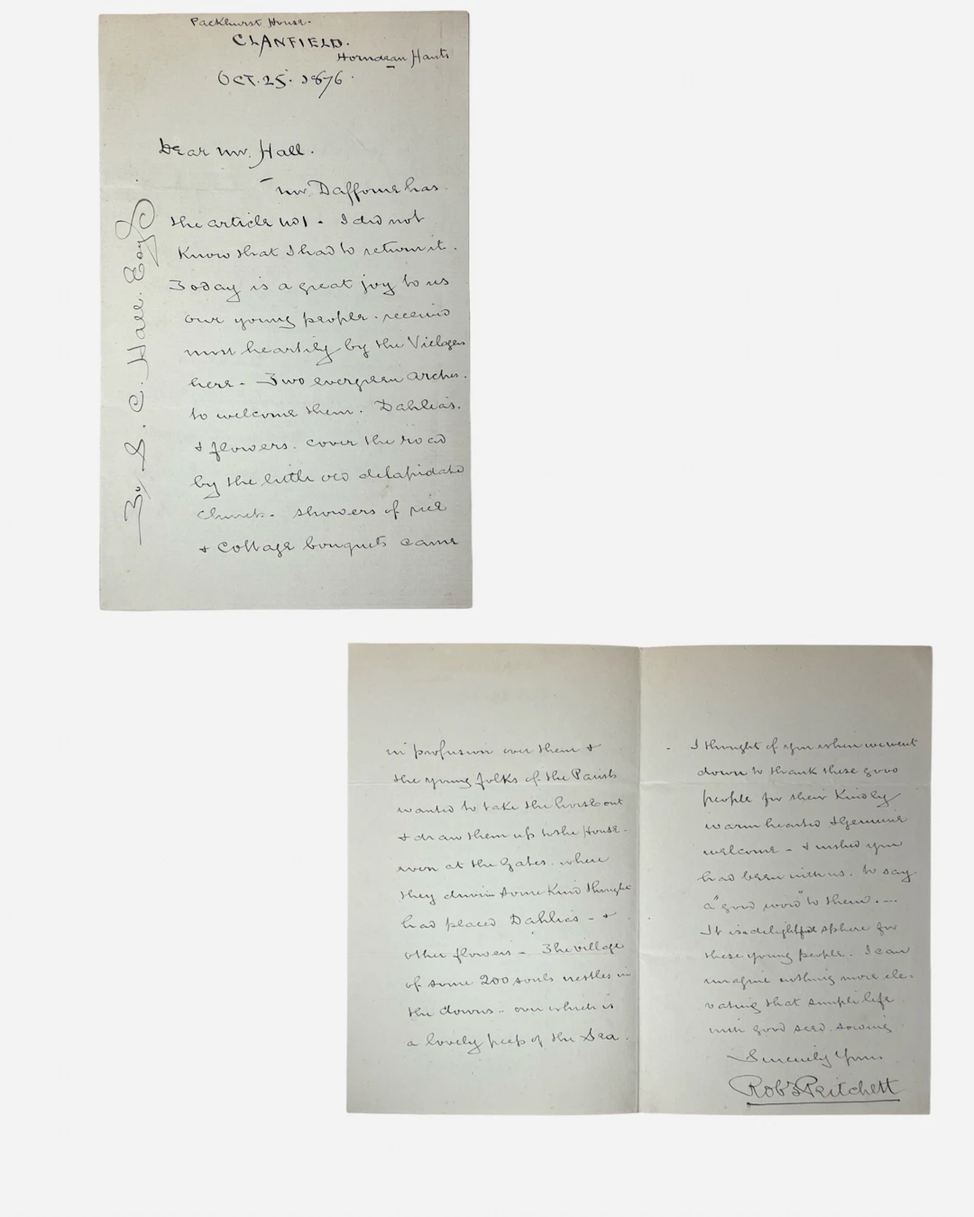 [Signed] [First Edition] Autograph letter signed by...