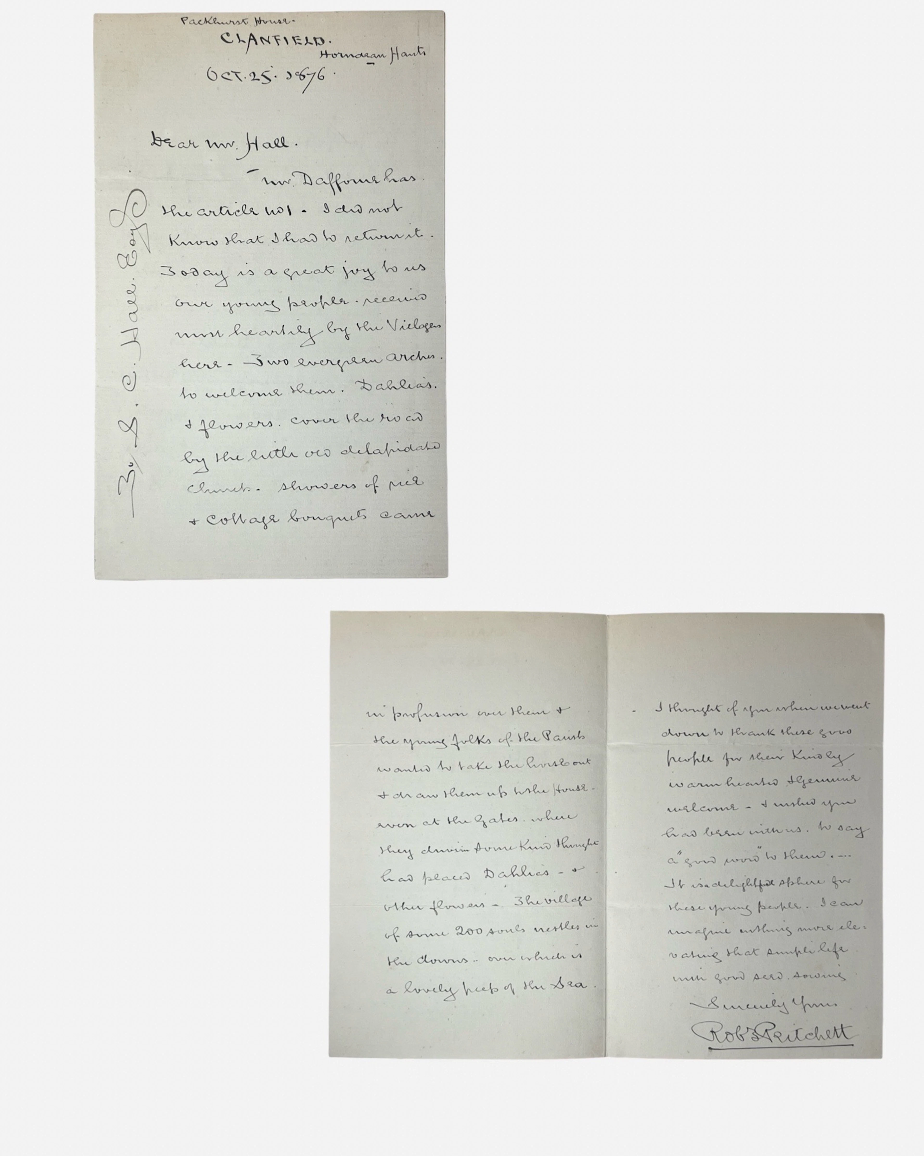 [Signed] [First Edition] Autograph letter signed by...