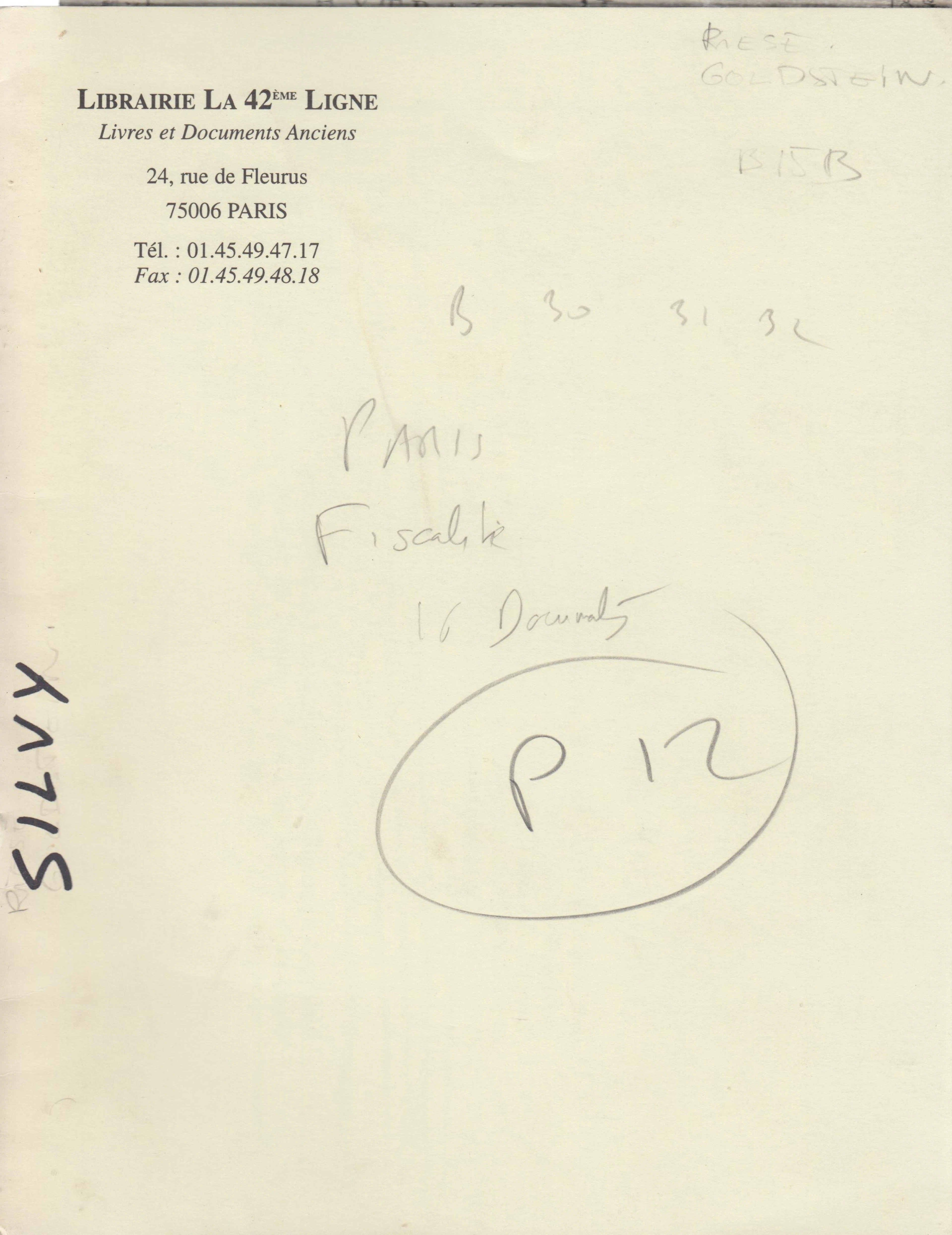 [Signed] [First Edition] 4 documents manuscrits du XVII...