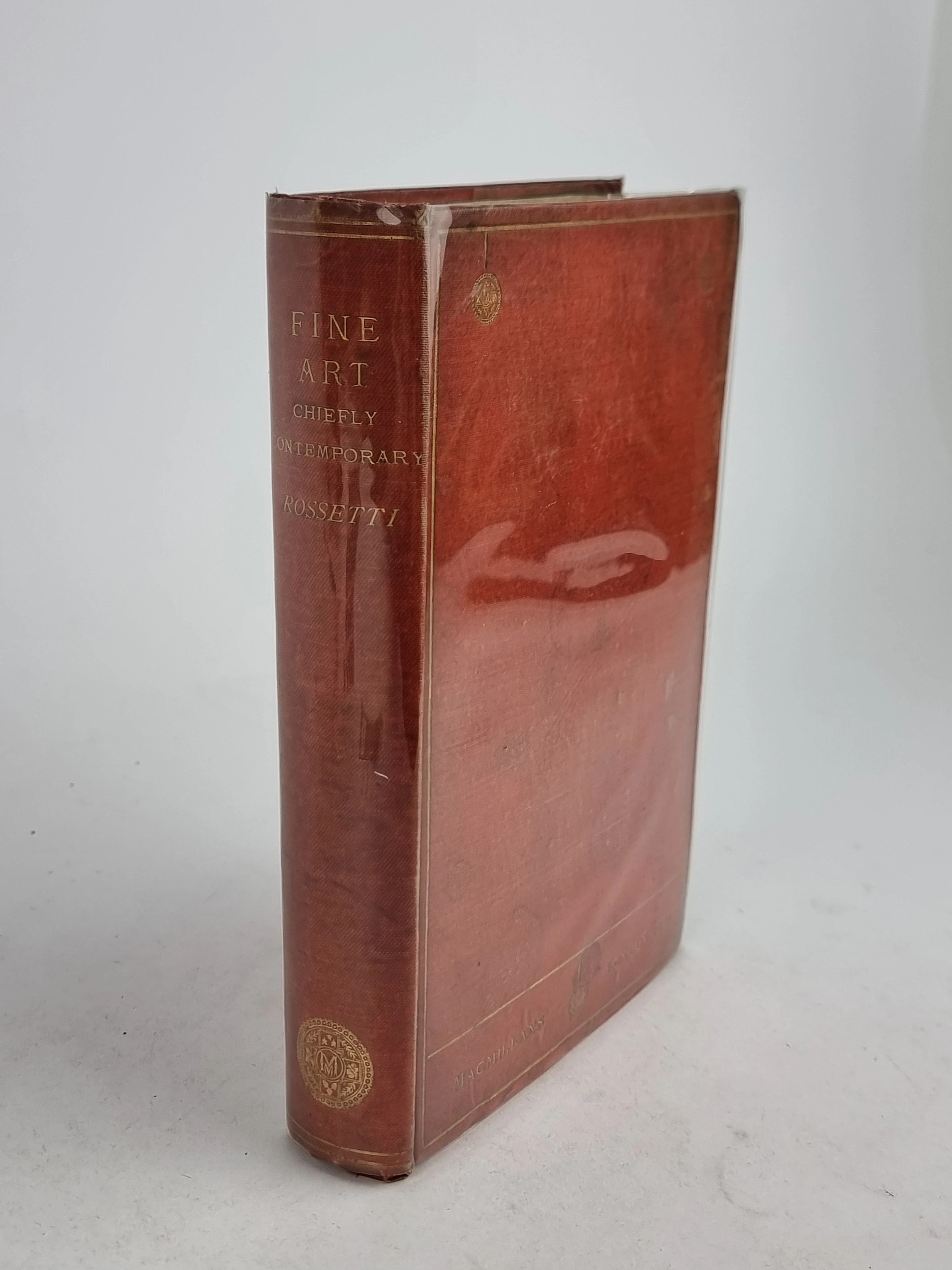 [First Edition] Fine Art William Michael Rossetti [Used - Very good] [Hardcover]
