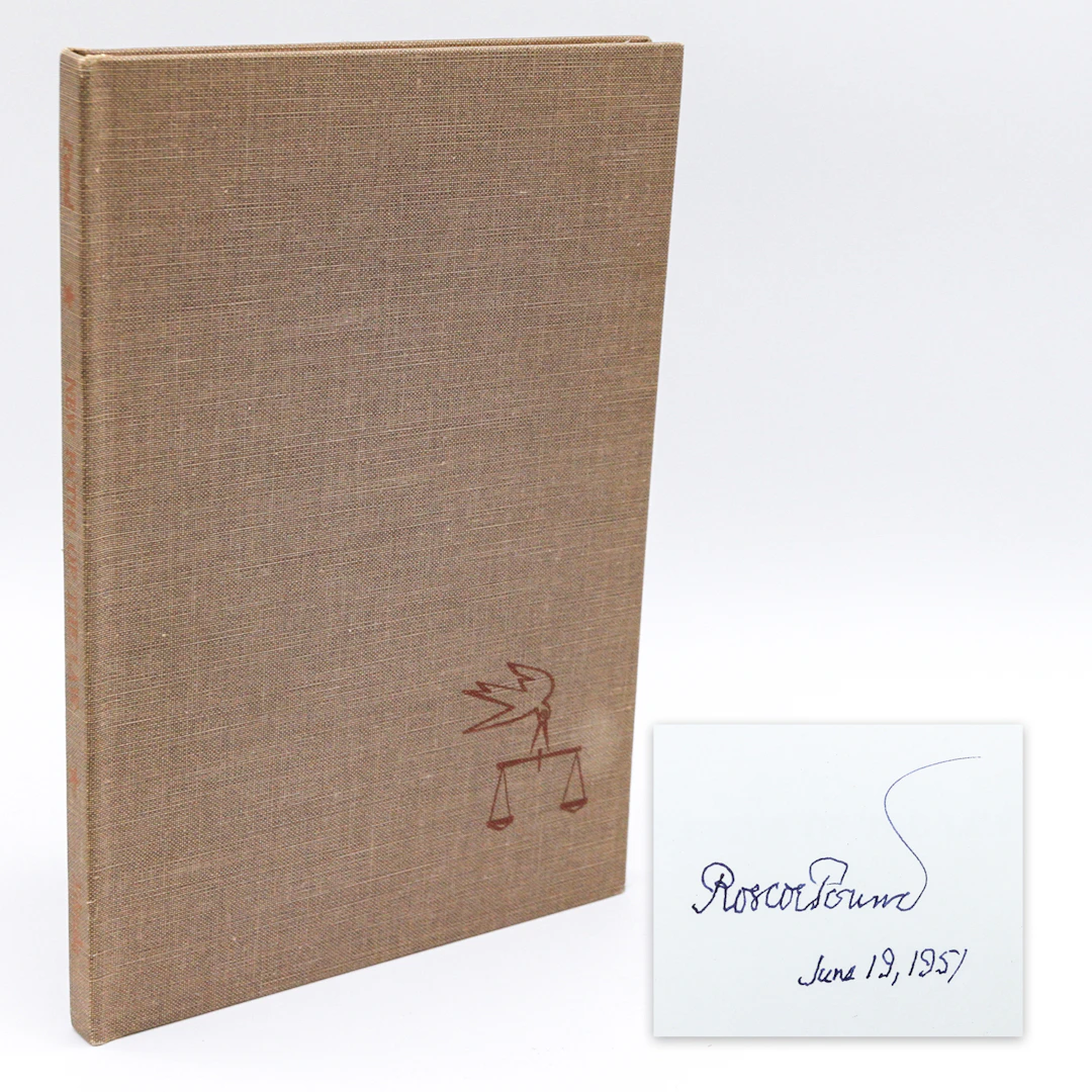 [Signed] [First Edition] New Paths of the Law (Signed First Edition) Pound