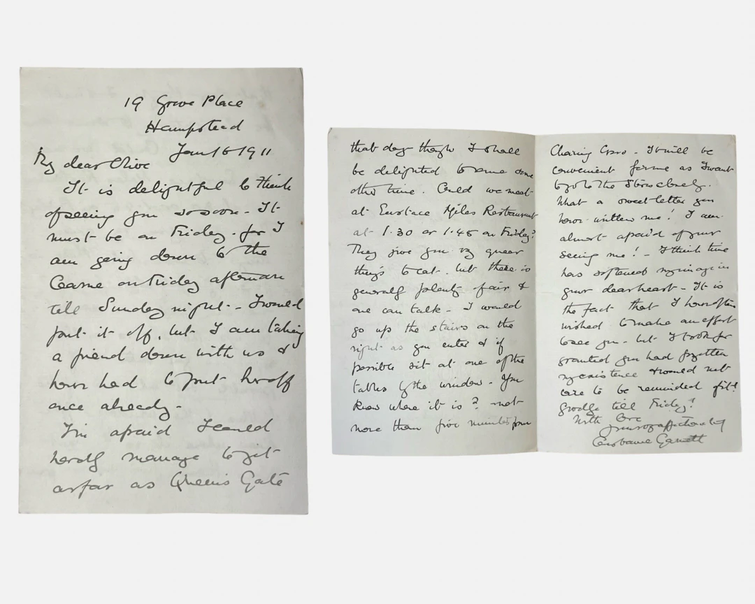 [Signed] [First Edition] Autograph letter signed by writer and translator