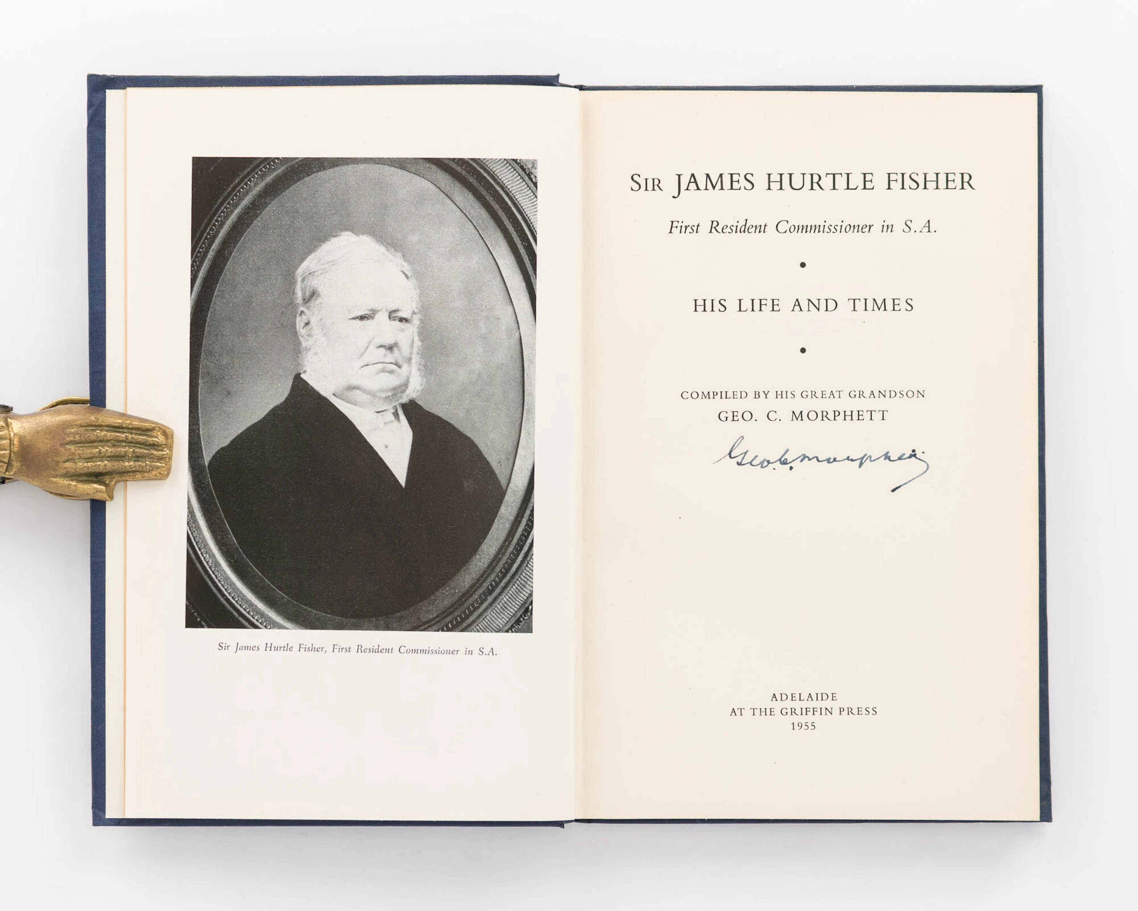 [Signed] [First Edition] Sir James Hurtle Fisher