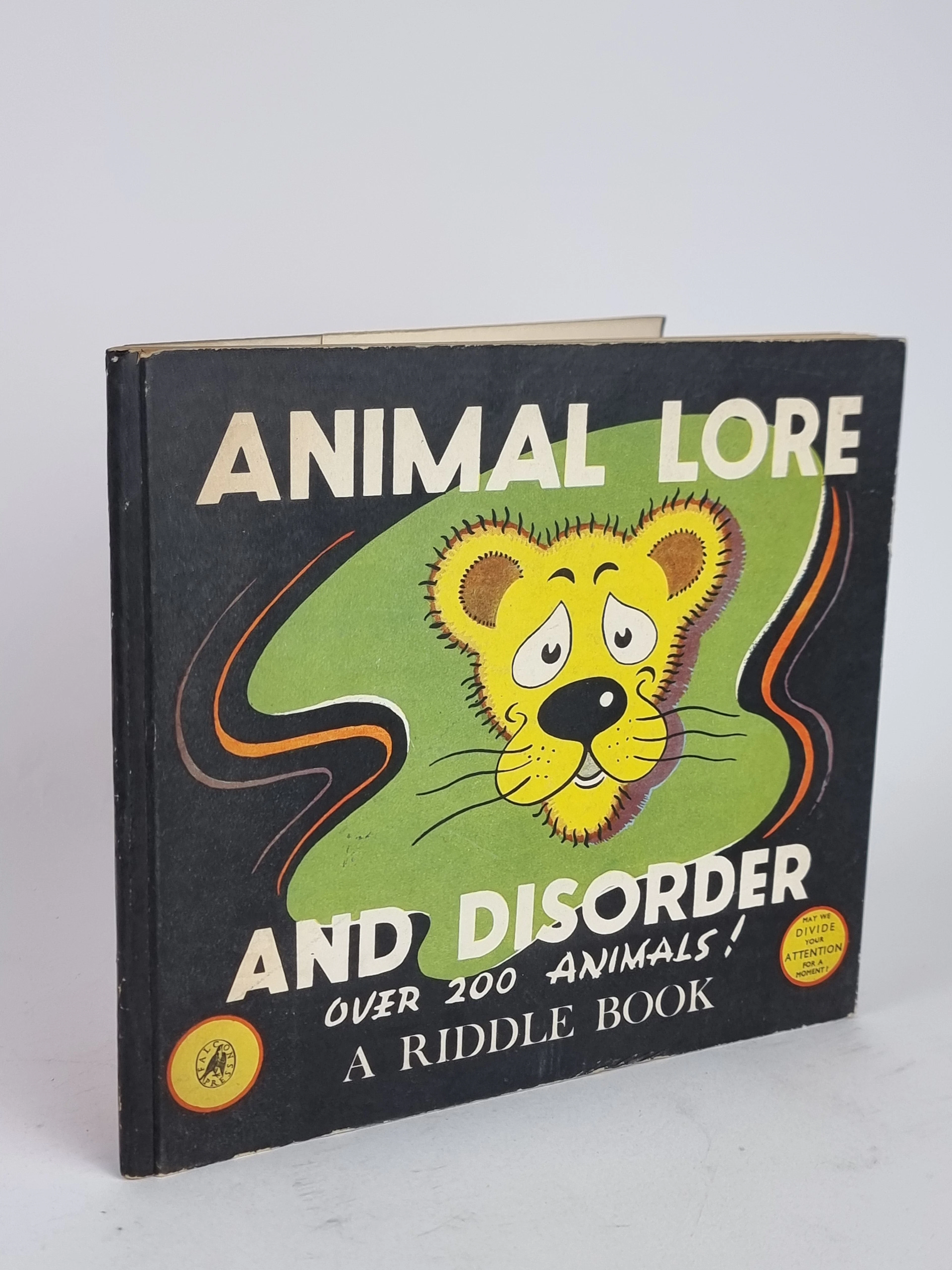 [First Edition] Animal Lore and Disorder: A Riddle Book...