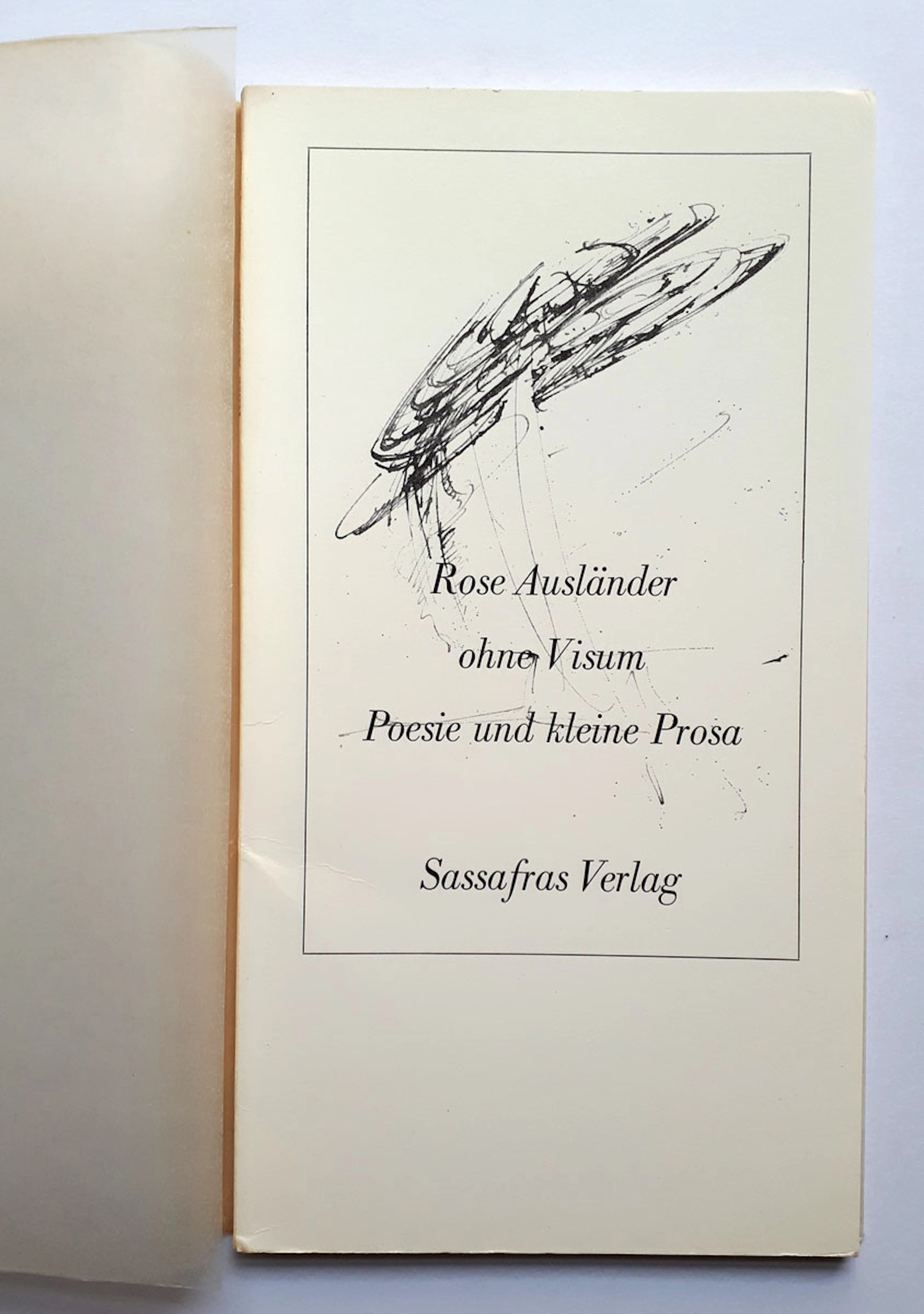 [Signed] [First Edition] Ohne Visum - Poesie und kleine...