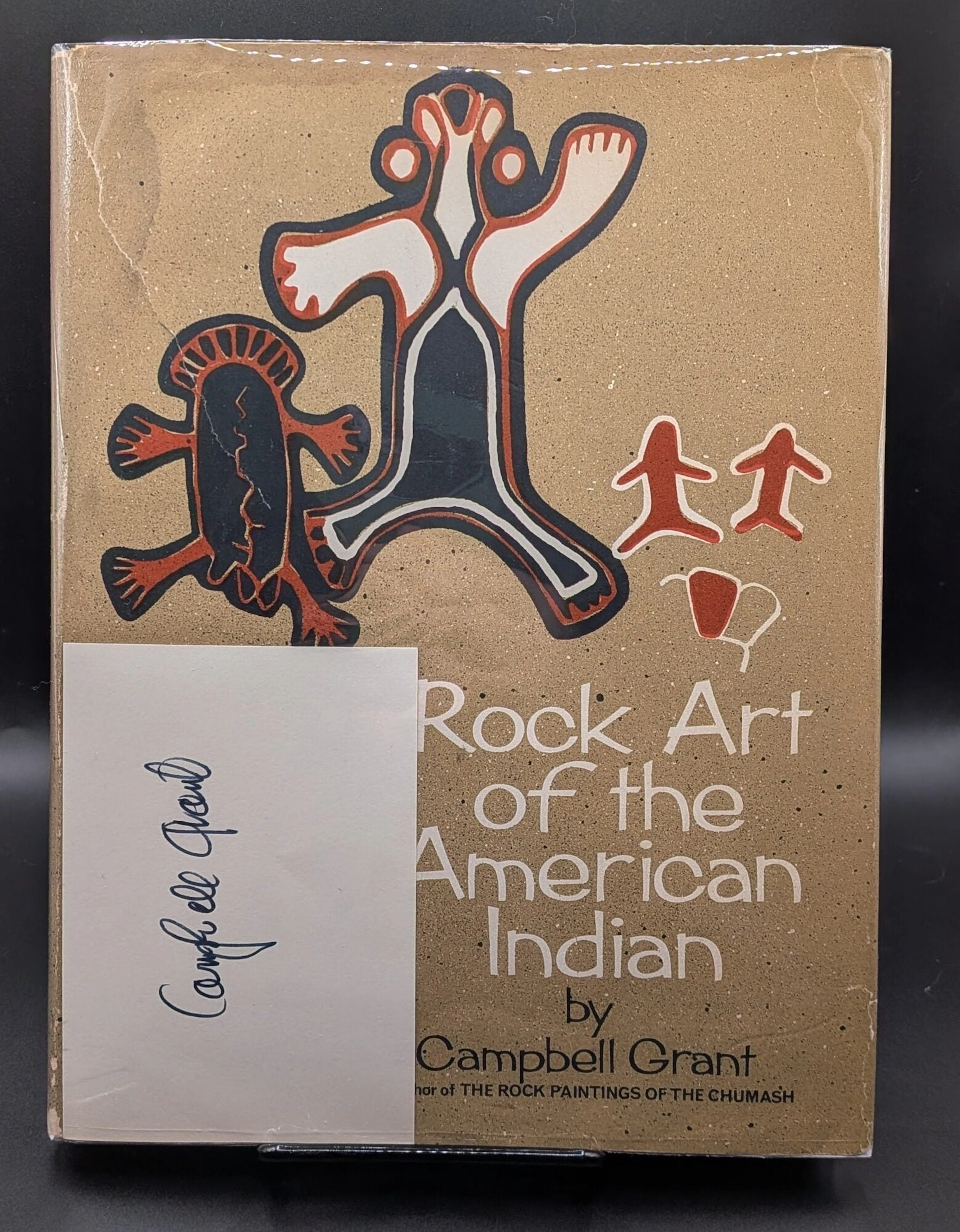 [Signed] [First Edition] Rock Art of the American Indian...