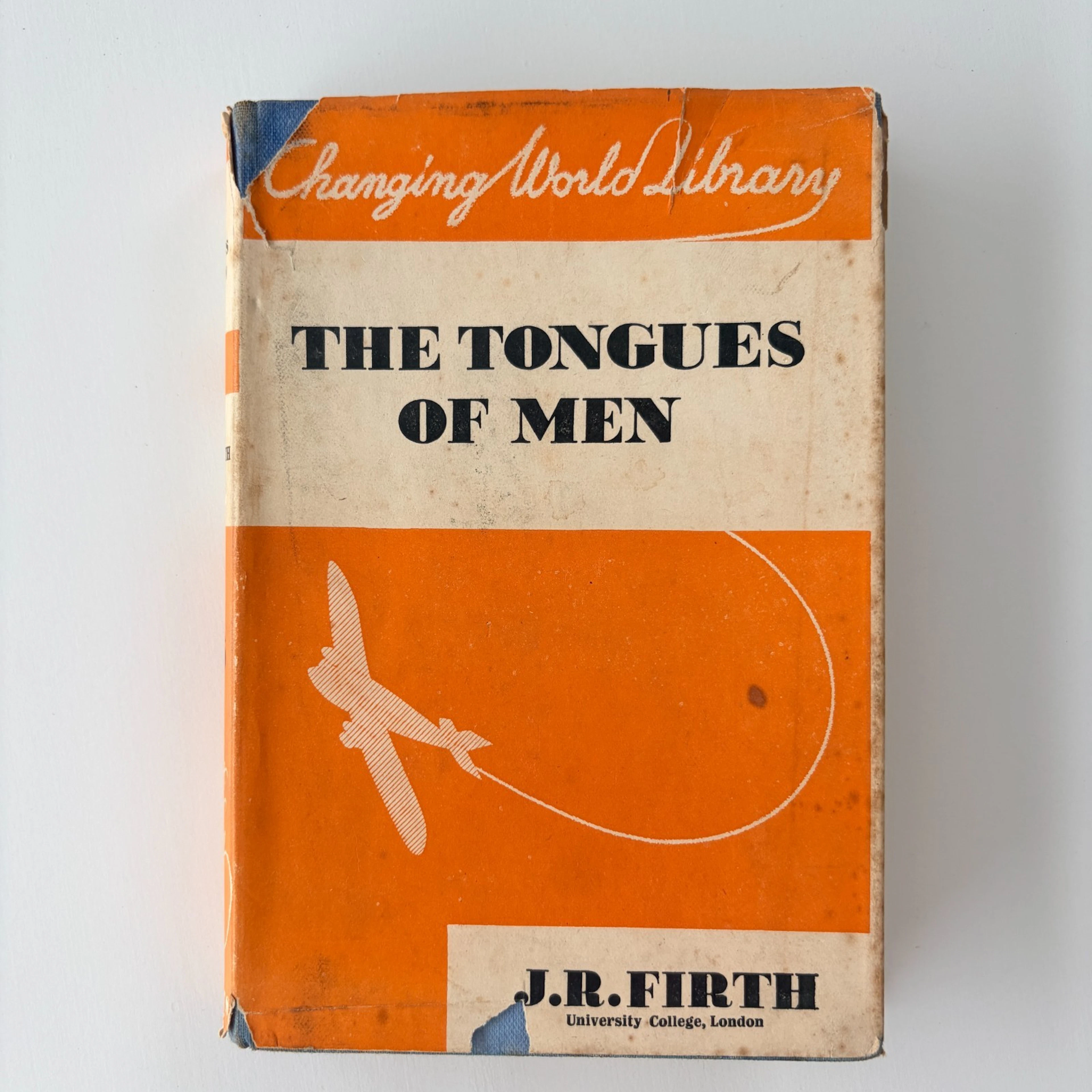 [First Edition] 1937 The Tongues of Men by J.R