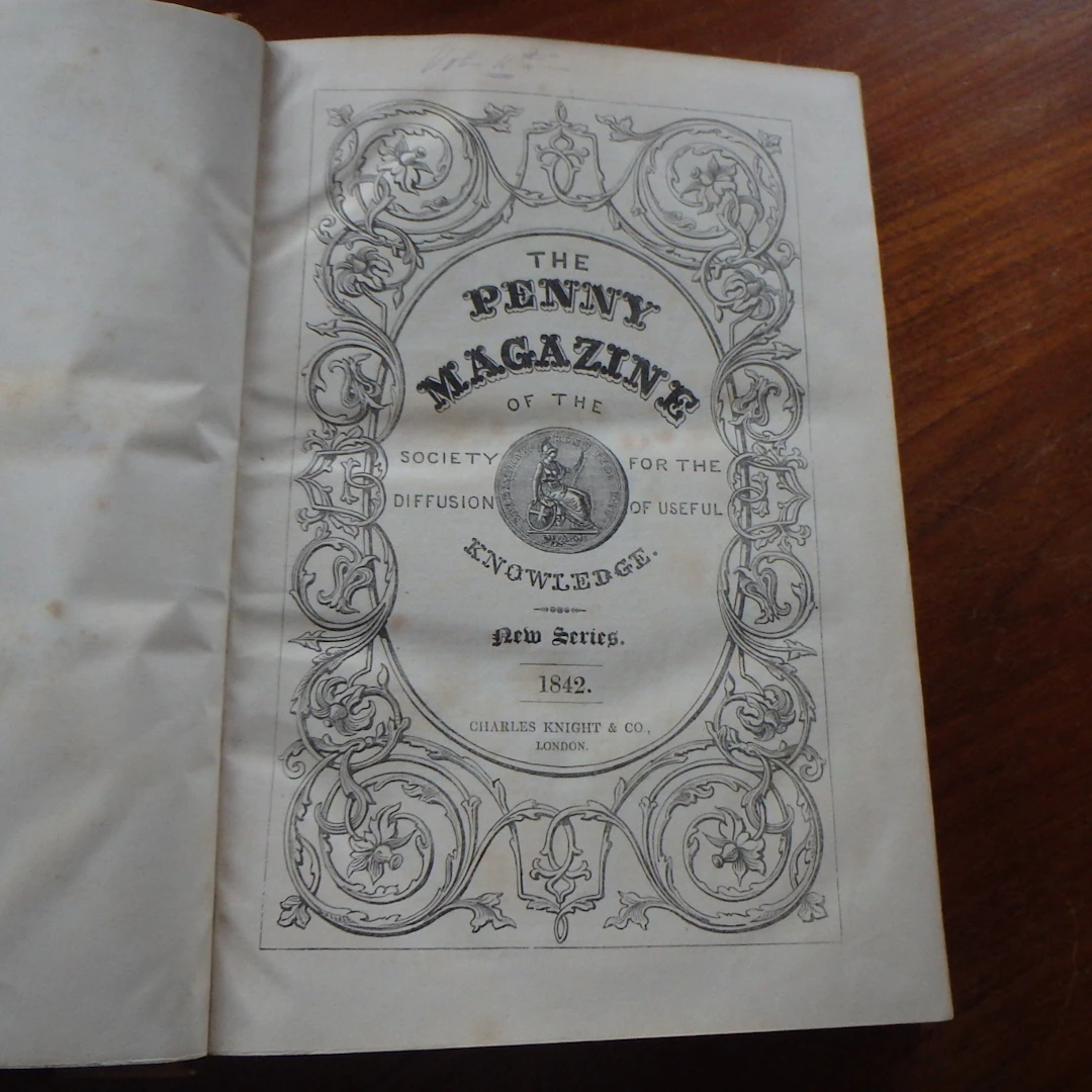 [First Edition] The Penny Magazine of the Society for the...