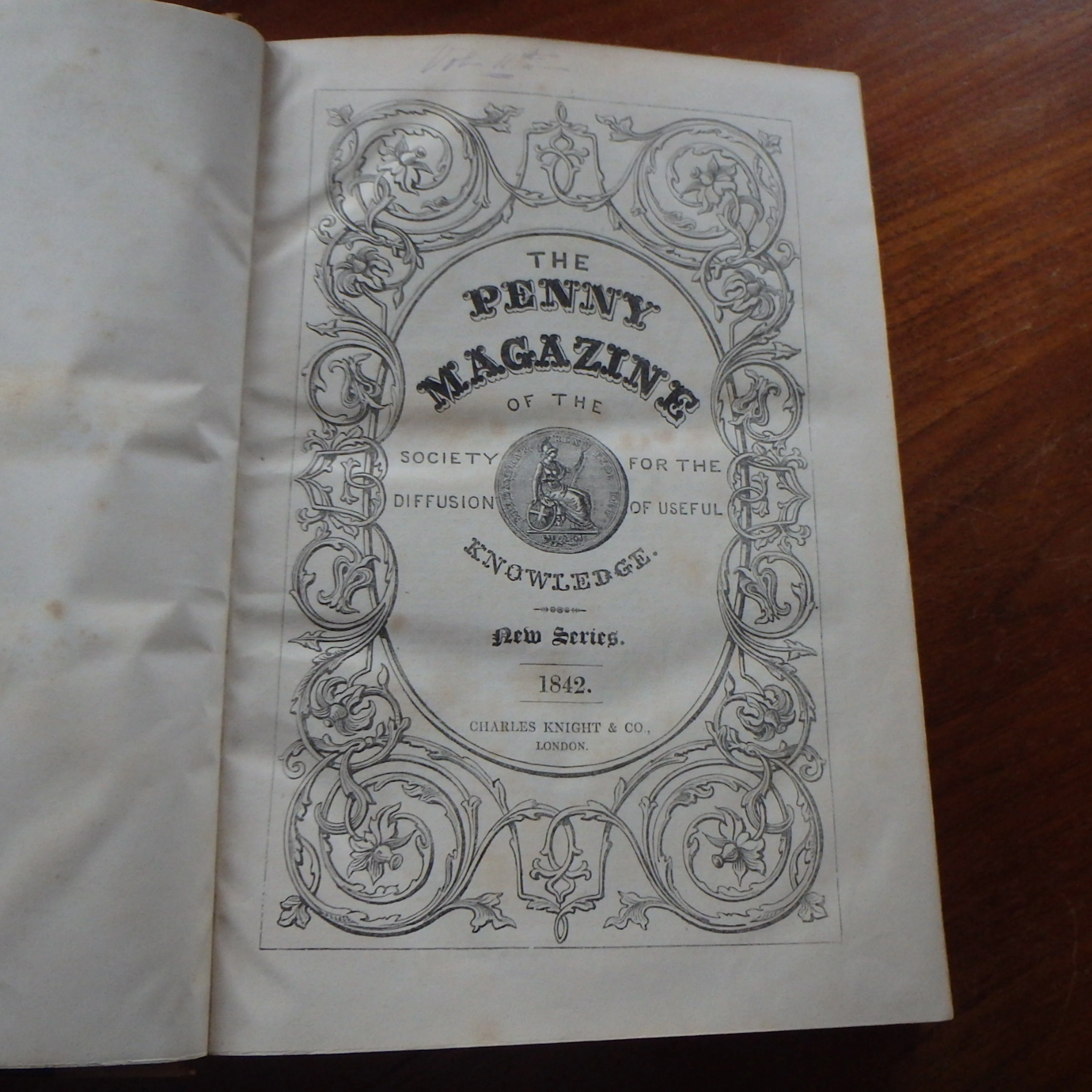 [First Edition] The Penny Magazine of the Society for the...