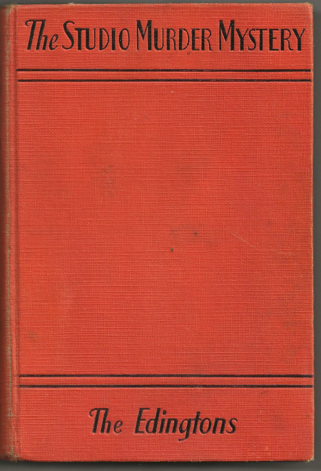 [First Edition] THE STUDIO MURDER MYSTERY Edingtons