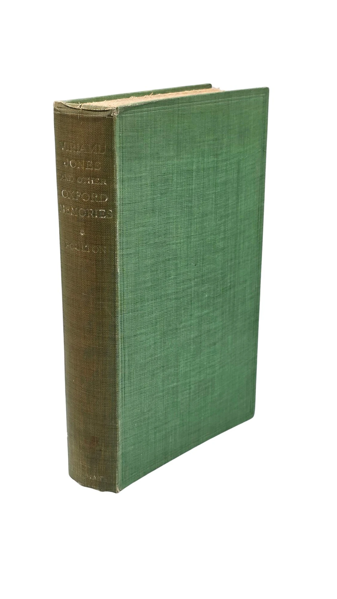 [Signed] [First Edition] John Viriamu Jones and Other Oxford Memories