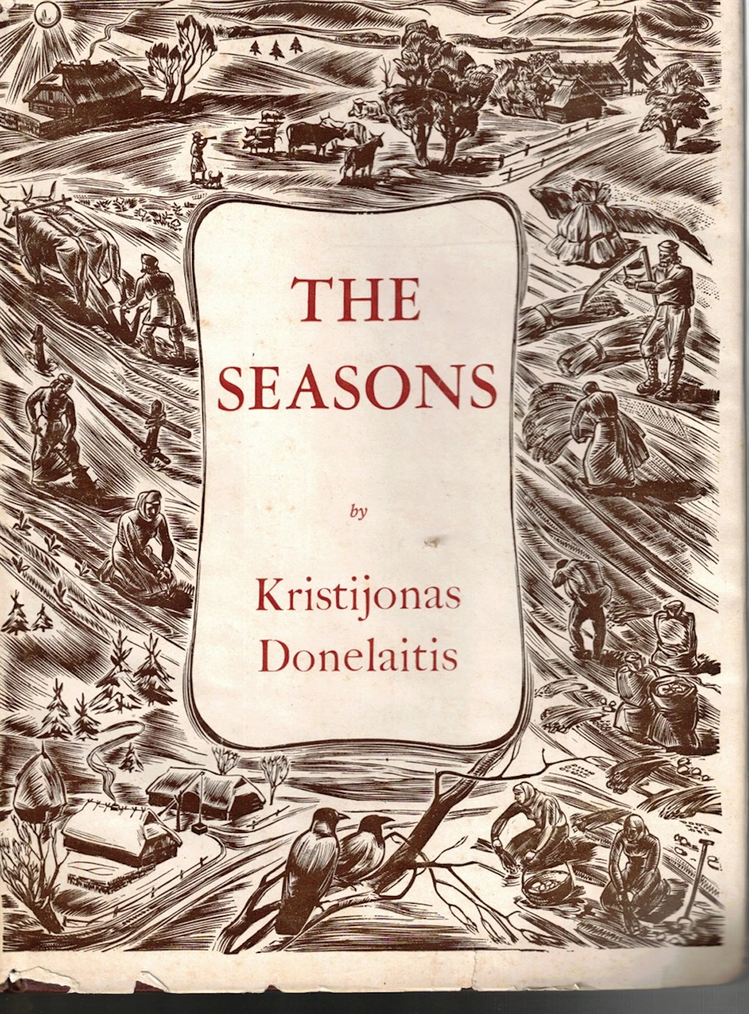 [Signed] [First Edition] The Seasons (SIGNED) Donelaitis