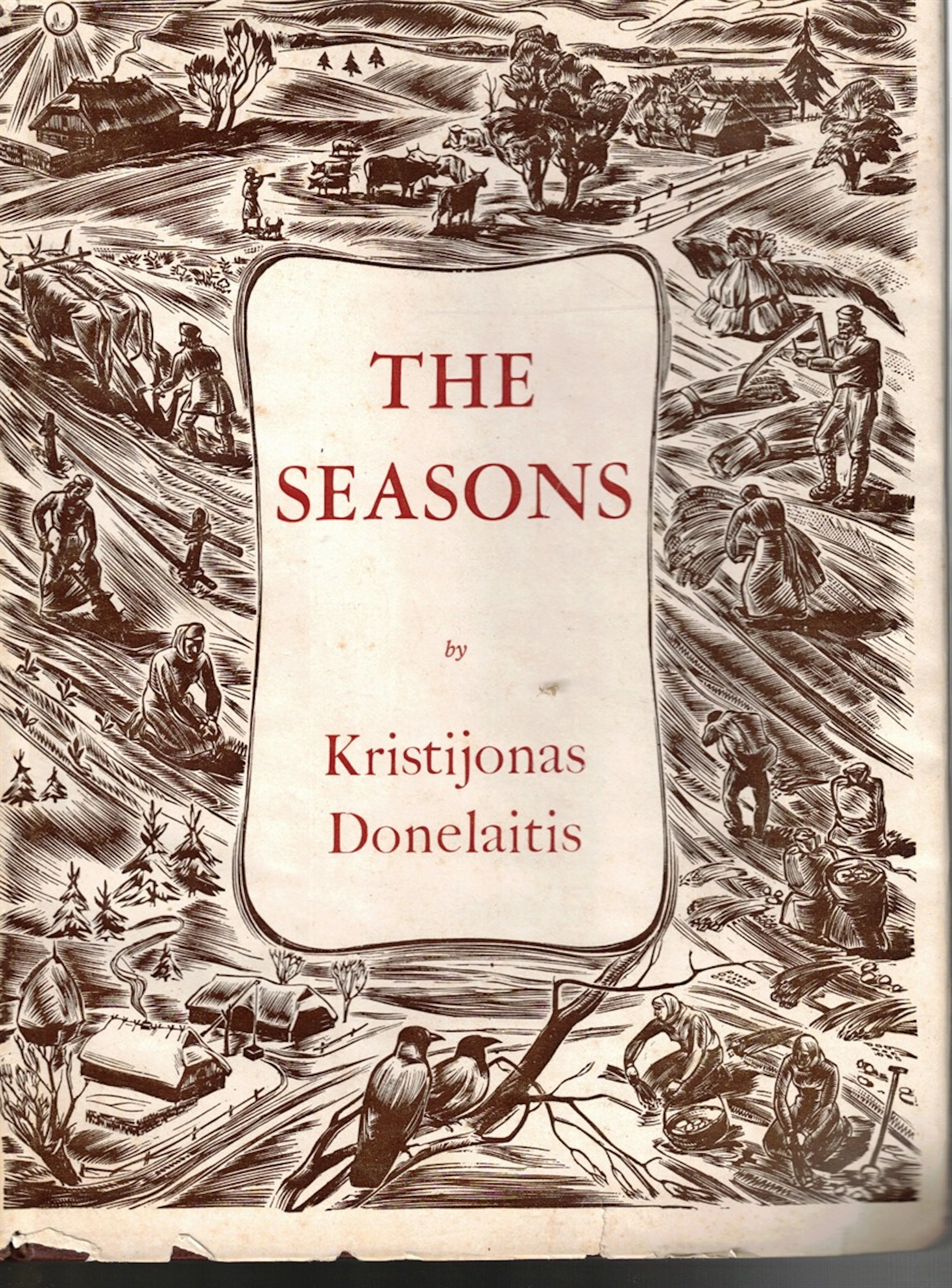 [Signed] [First Edition] The Seasons (SIGNED) Donelaitis
