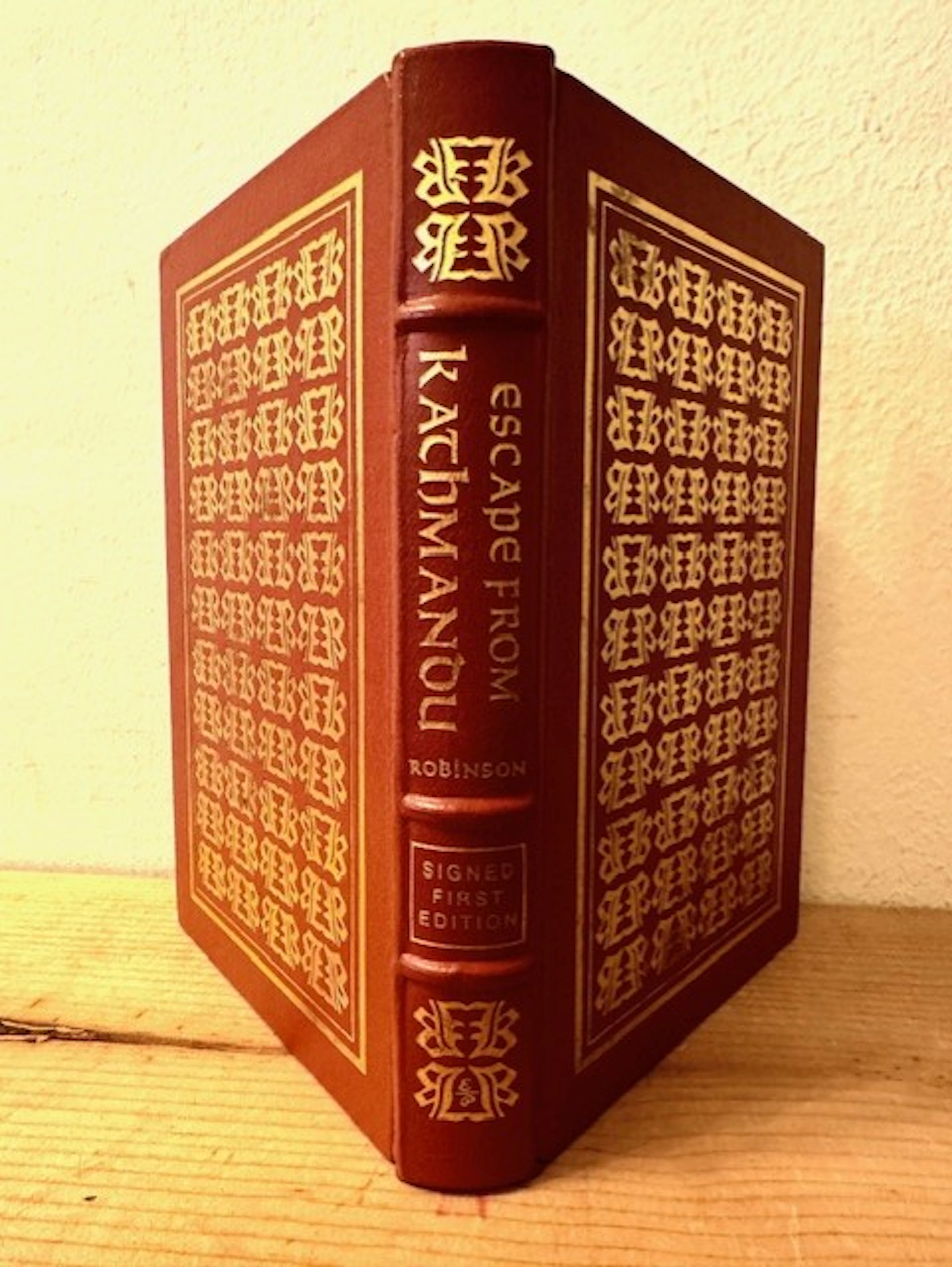 [Signed] [First Edition] Escape from Kathmandu Kim...