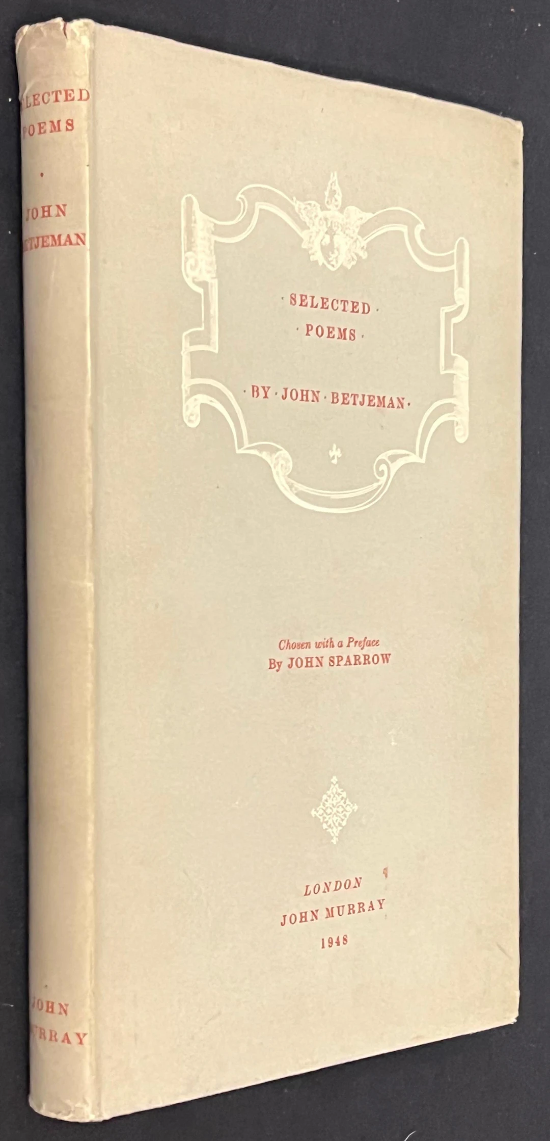 [Signed] [First Edition] Selected Poems John Betjeman [Used - Fine] [Hardcover]