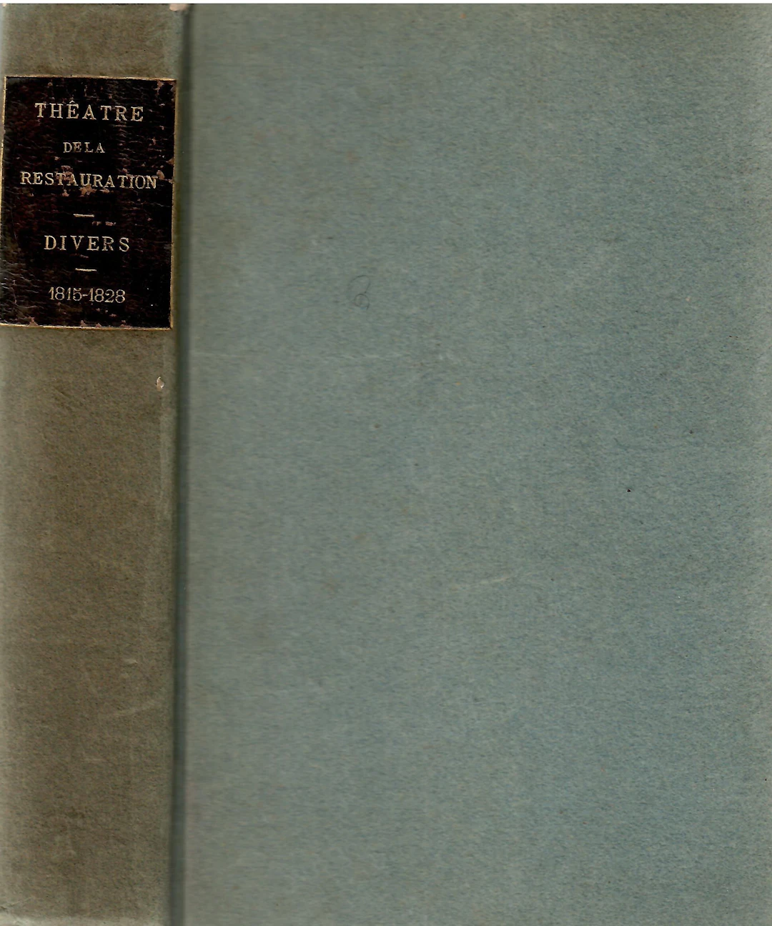 [First Edition] Recueil de pièces de théâtre sous la...