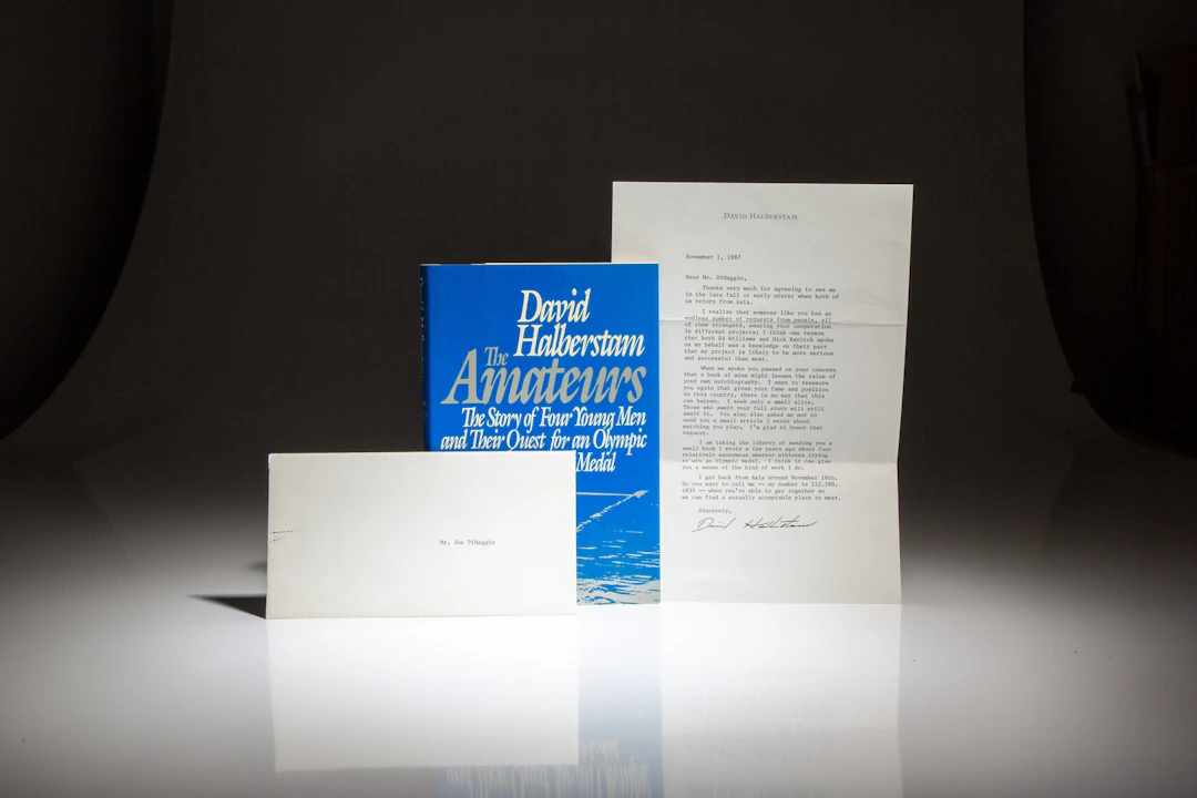 [Signed] [First Edition] The Amateurs Halberstam