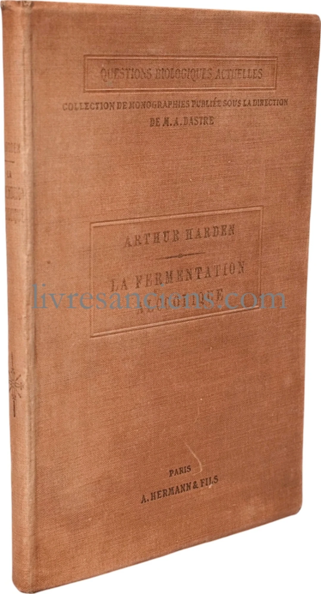 [First Edition] La fermentation alcoolique HARDEN