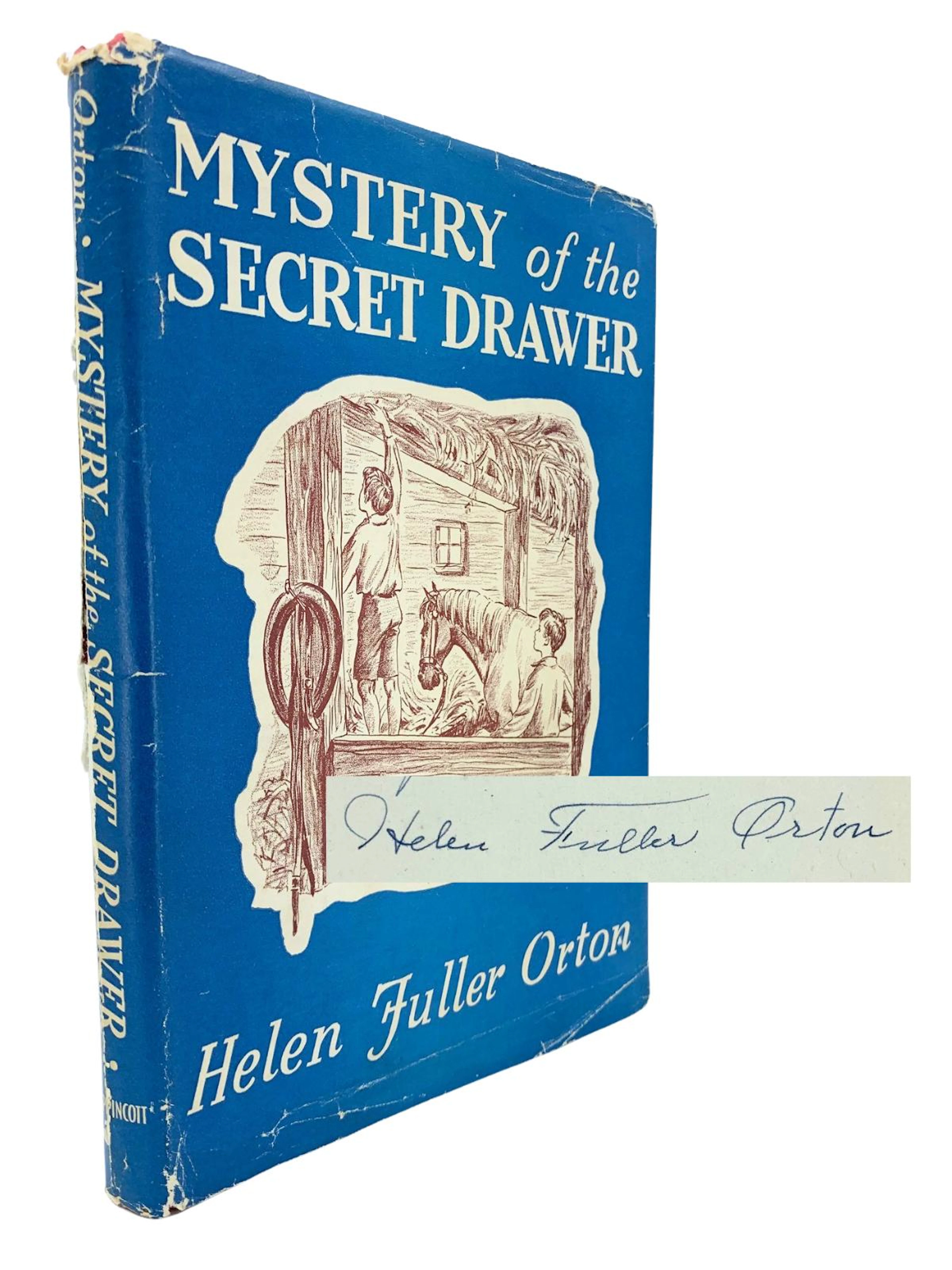 [Signed] [First Edition] Mystery of the Secret Drawer...