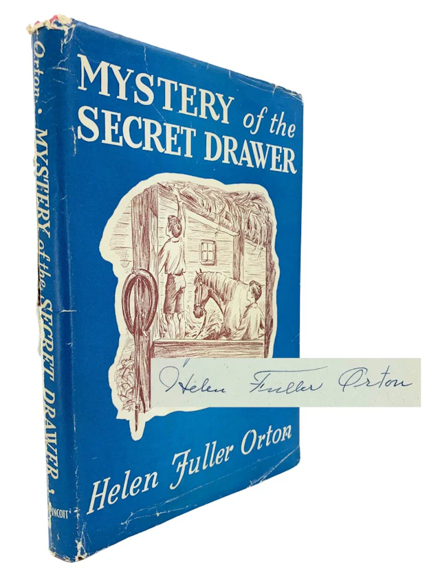 [Signed] [First Edition] Mystery of the Secret Drawer...